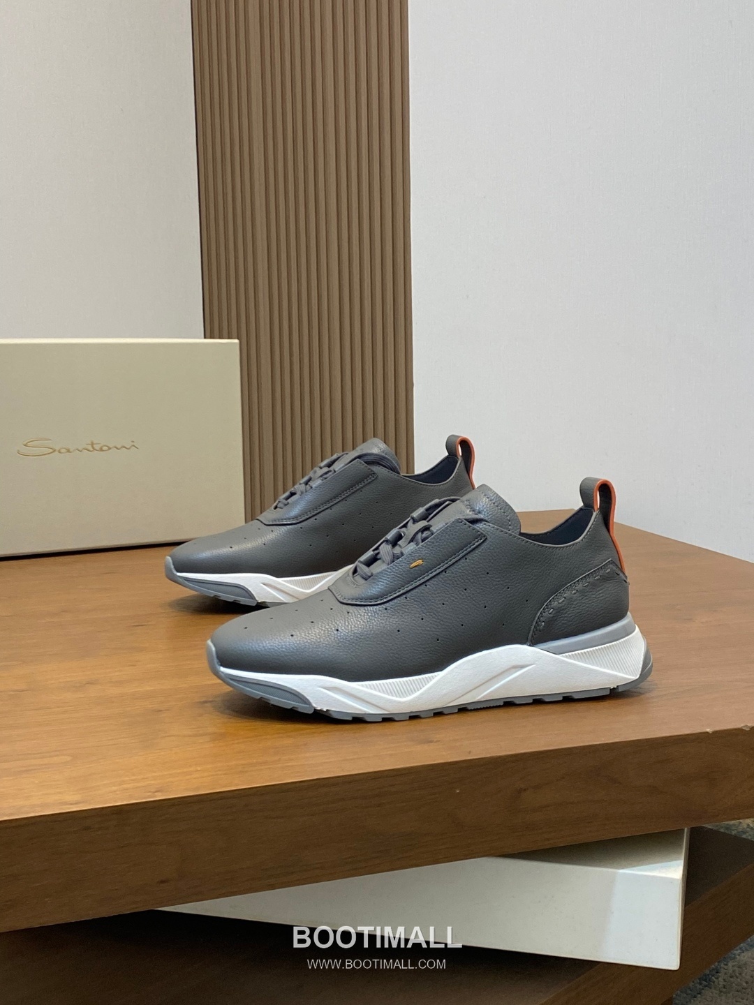 Santoni Calf Leather Low Top Sneaker 산토니 카프 레더 로우탑 스니커즈 3