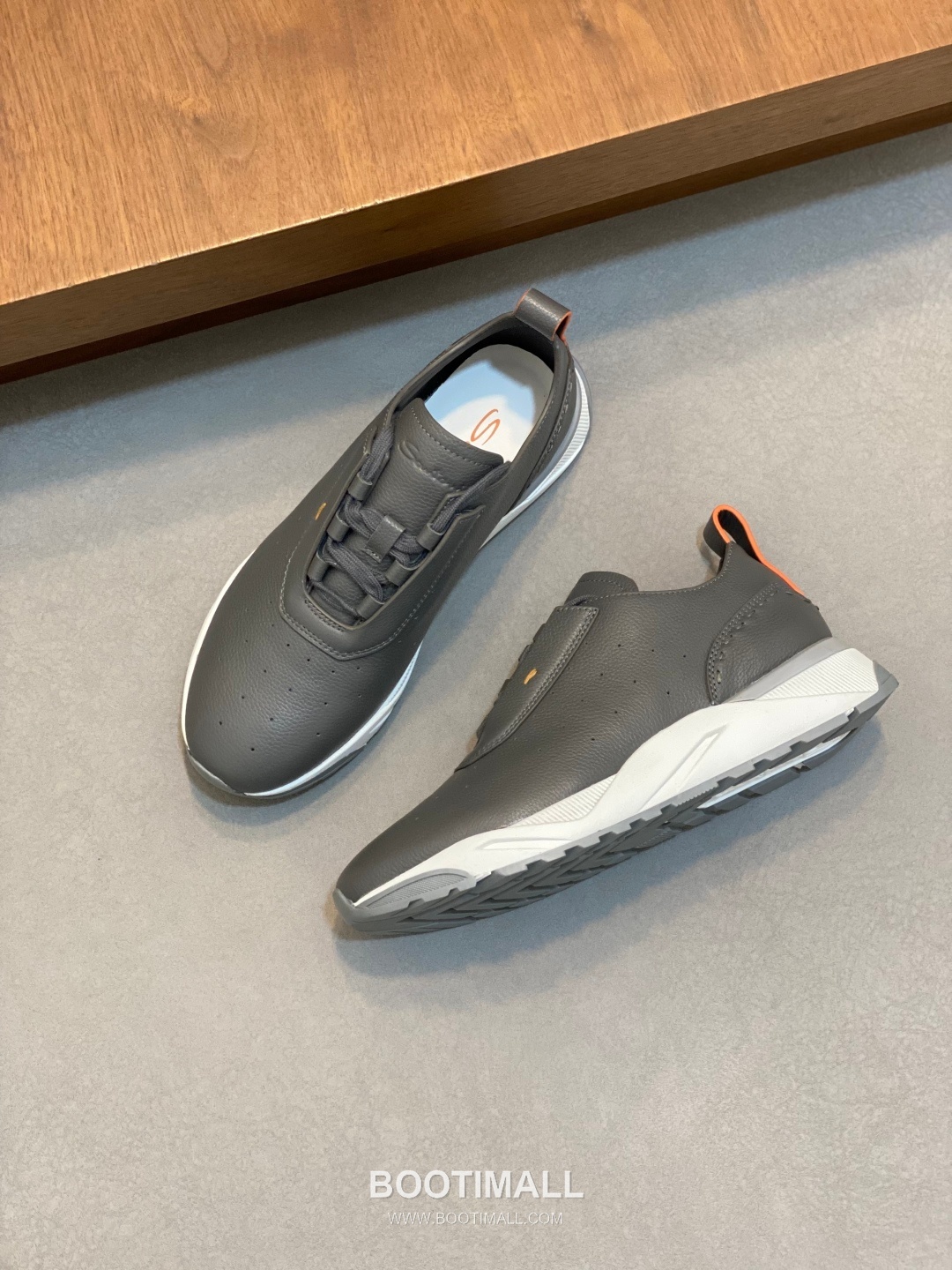 Santoni Calf Leather Low Top Sneaker 산토니 카프 레더 로우탑 스니커즈 5