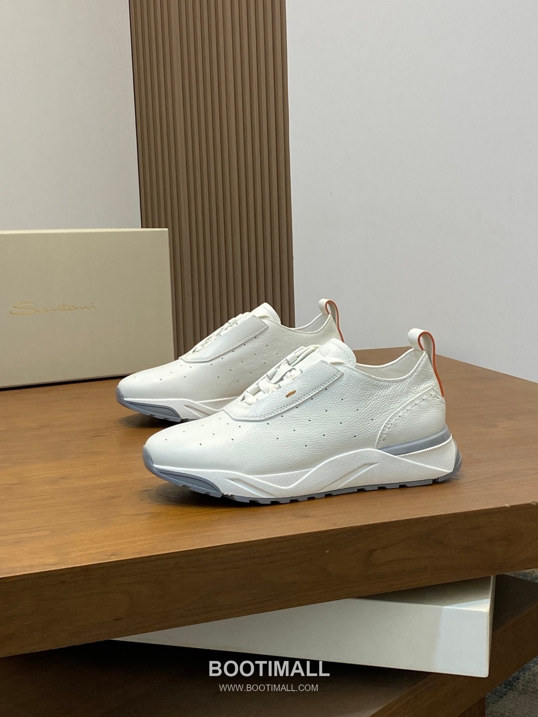 Santoni Calf Leather Low Top Sneaker 산토니 카프 레더 로우탑 스니커즈 3