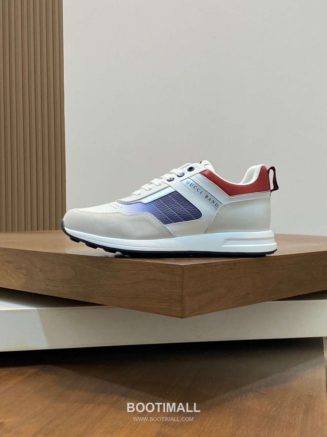 Gucci Signature Panel Low Sneaker Calfskin Fabric Brown Sneakers 구찌 시그니처 패널 로우 스니커즈 송아지가죽 패브릭 브라운 2