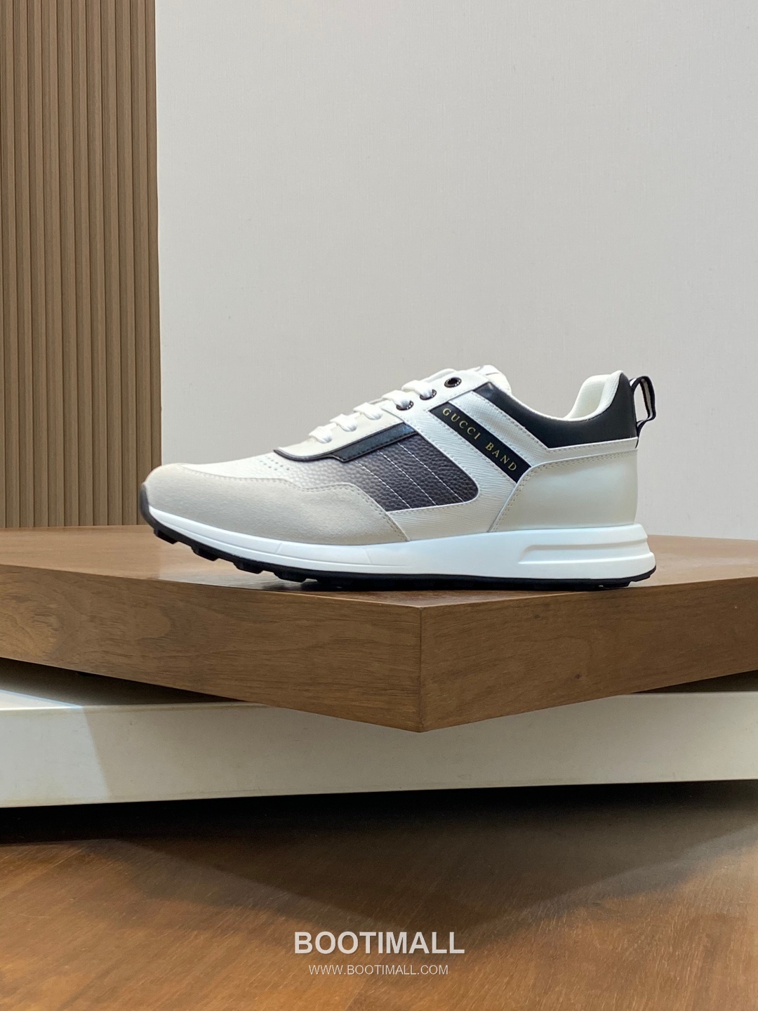 Gucci Signature Panel Low Sneaker Calfskin Fabric Brown Sneakers 구찌 시그니처 패널 로우 스니커즈 송아지가죽 패브릭 브라운 2