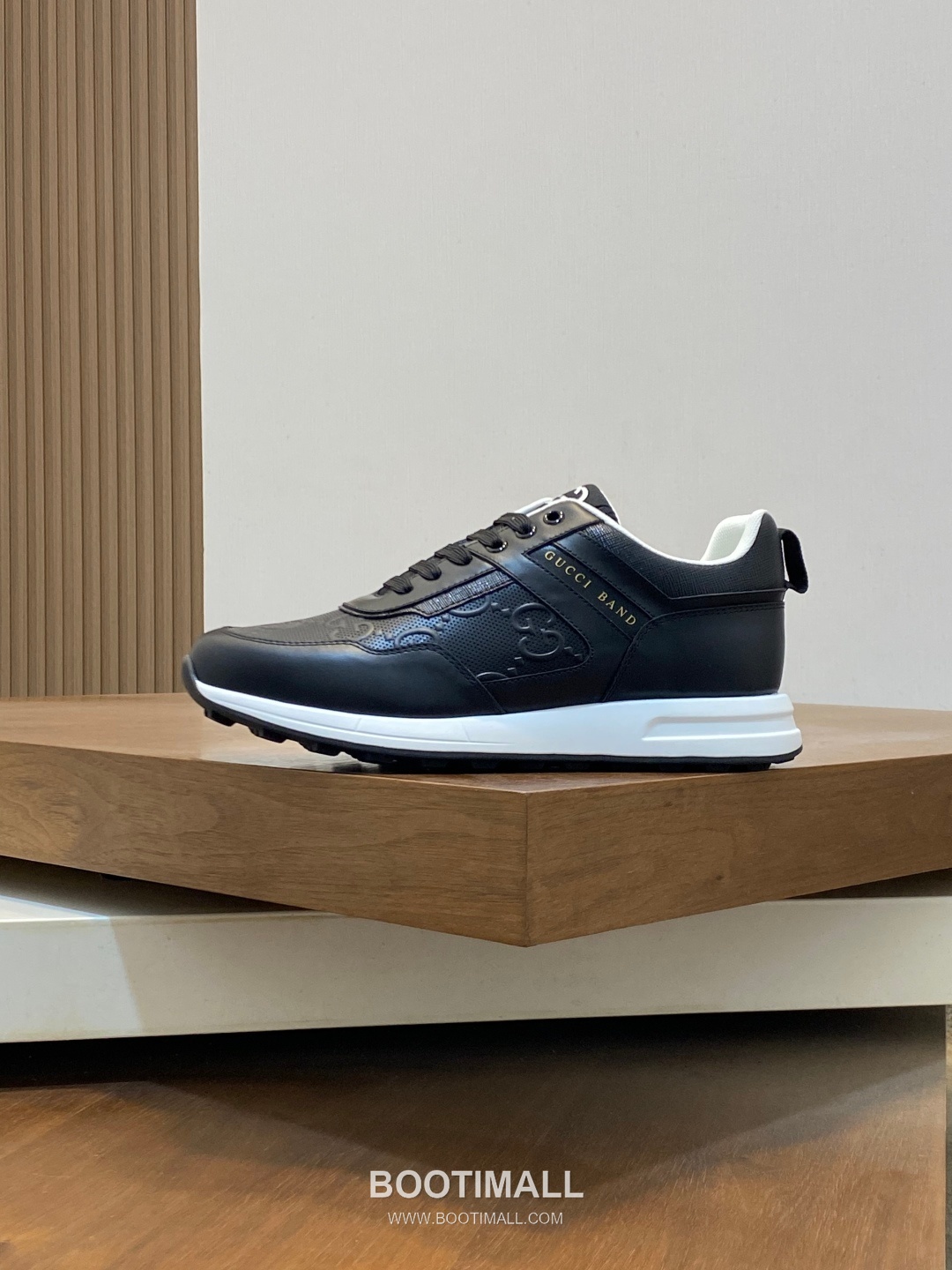 Gucci Signature Panel Low Sneaker Calfskin Fabric Brown Sneakers 구찌 시그니처 패널 로우 스니커즈 송아지가죽 패브릭 브라운 2