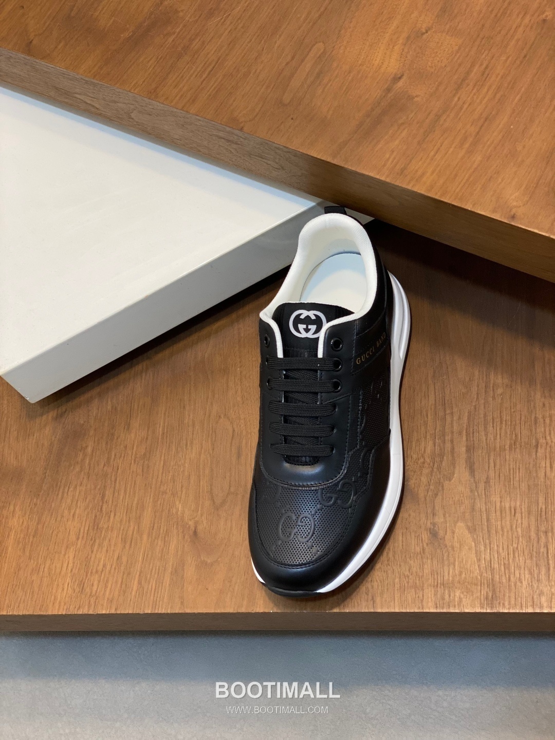 Gucci Signature Panel Low Sneaker Calfskin Fabric Brown Sneakers 구찌 시그니처 패널 로우 스니커즈 송아지가죽 패브릭 브라운 6