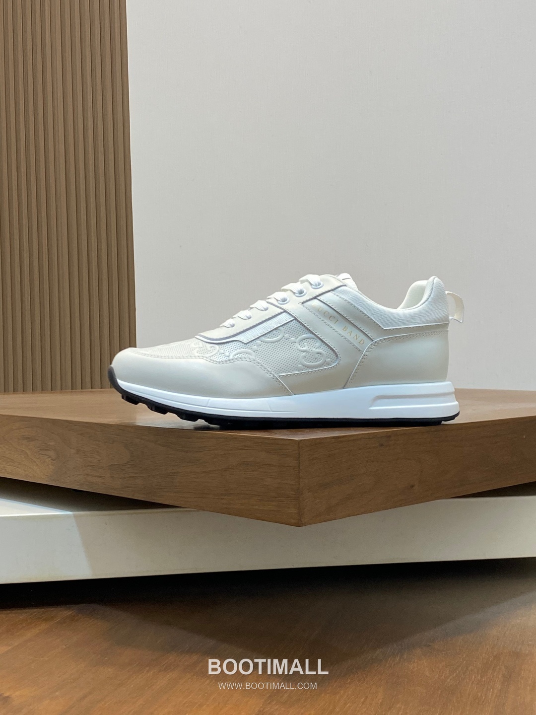 Gucci Signature Panel Low Sneaker Calfskin Fabric Brown Sneakers 구찌 시그니처 패널 로우 스니커즈 송아지가죽 패브릭 브라운 2