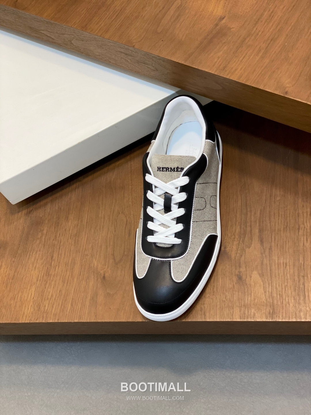 Hermes Smooth Calf Canvas Trainer Calfskin Canvas White Sneakers 에르메스 스무스 카프 캔버스 트레이너 카프스킨 캔버스 화이트 스니커즈 6