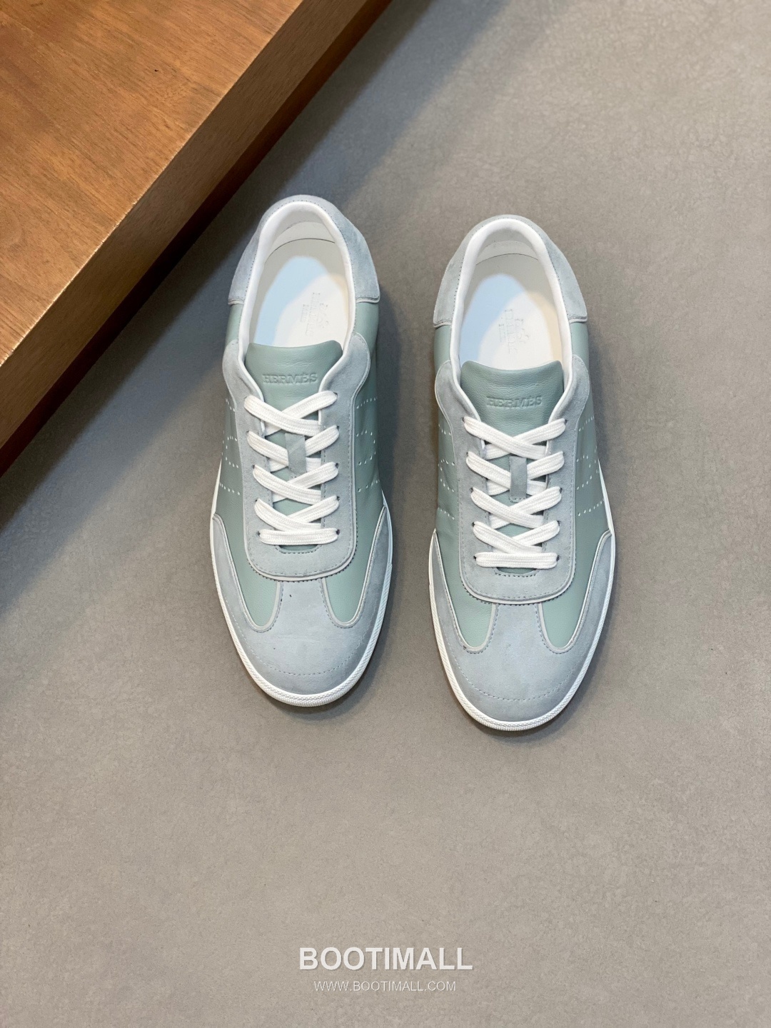 Hermes Smooth Calf Canvas Trainer Calfskin Canvas White Sneakers 에르메스 스무스 카프 캔버스 트레이너 카프스킨 캔버스 화이트 스니커즈 1