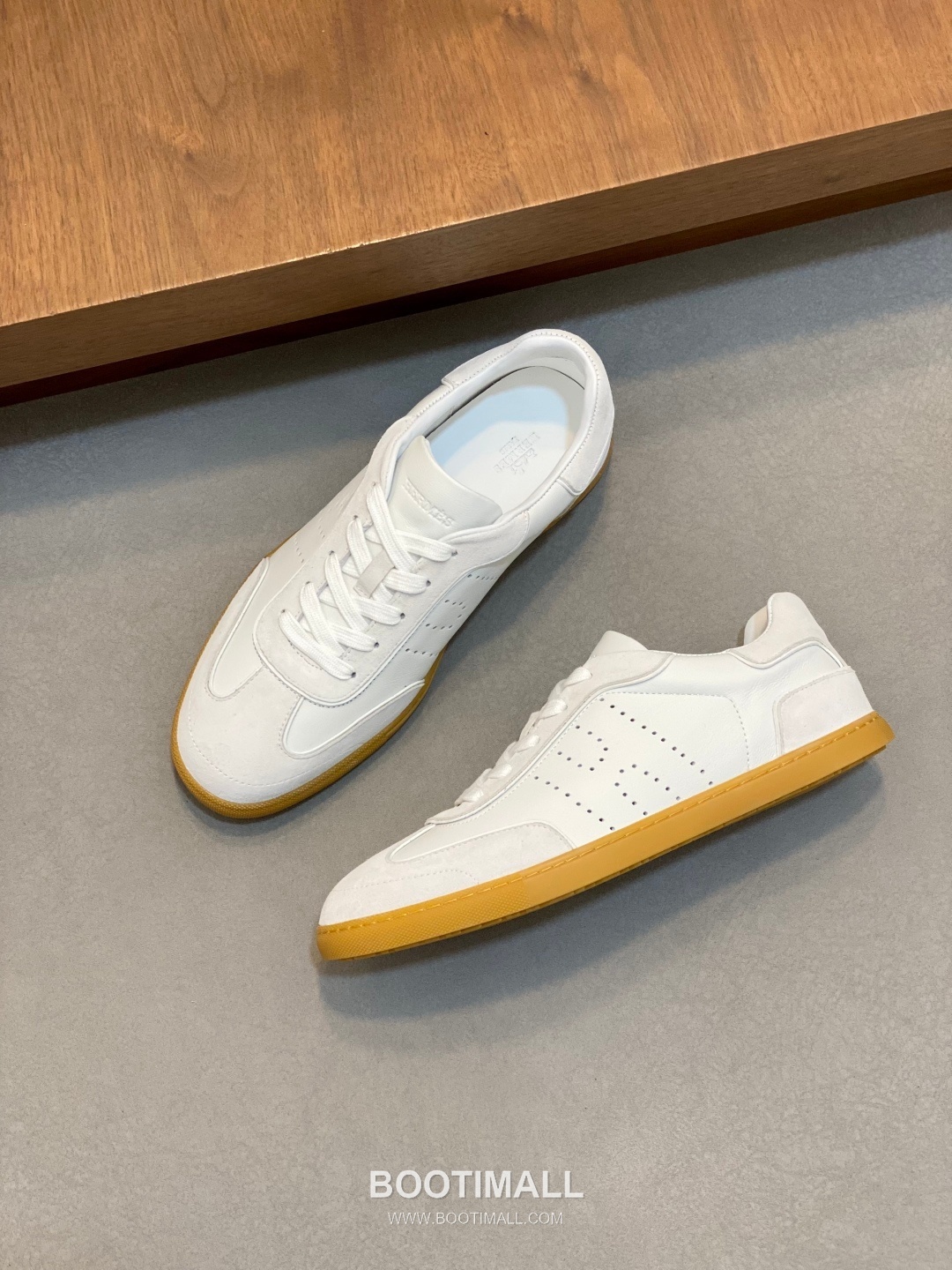 Hermes Smooth Calf Canvas Trainer Calfskin Canvas White Sneakers 에르메스 스무스 카프 캔버스 트레이너 카프스킨 캔버스 화이트 스니커즈 5