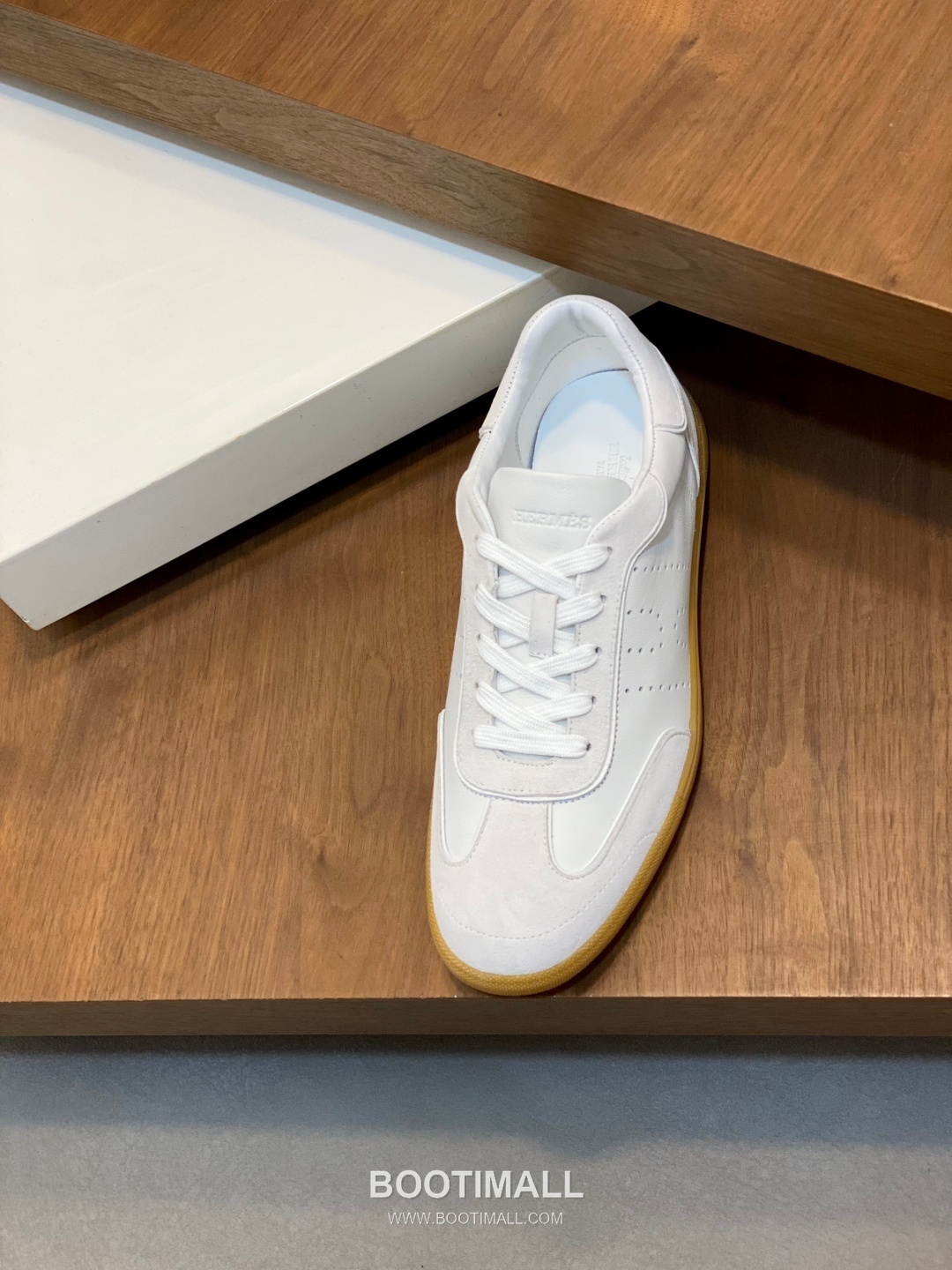 Hermes Smooth Calf Canvas Trainer Calfskin Canvas White Sneakers 에르메스 스무스 카프 캔버스 트레이너 카프스킨 캔버스 화이트 스니커즈 6