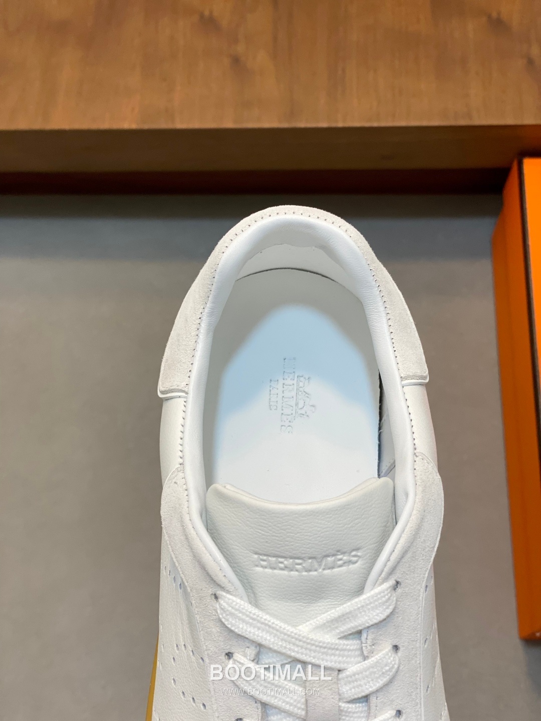 Hermes Smooth Calf Canvas Trainer Calfskin Canvas White Sneakers 에르메스 스무스 카프 캔버스 트레이너 카프스킨 캔버스 화이트 스니커즈 7