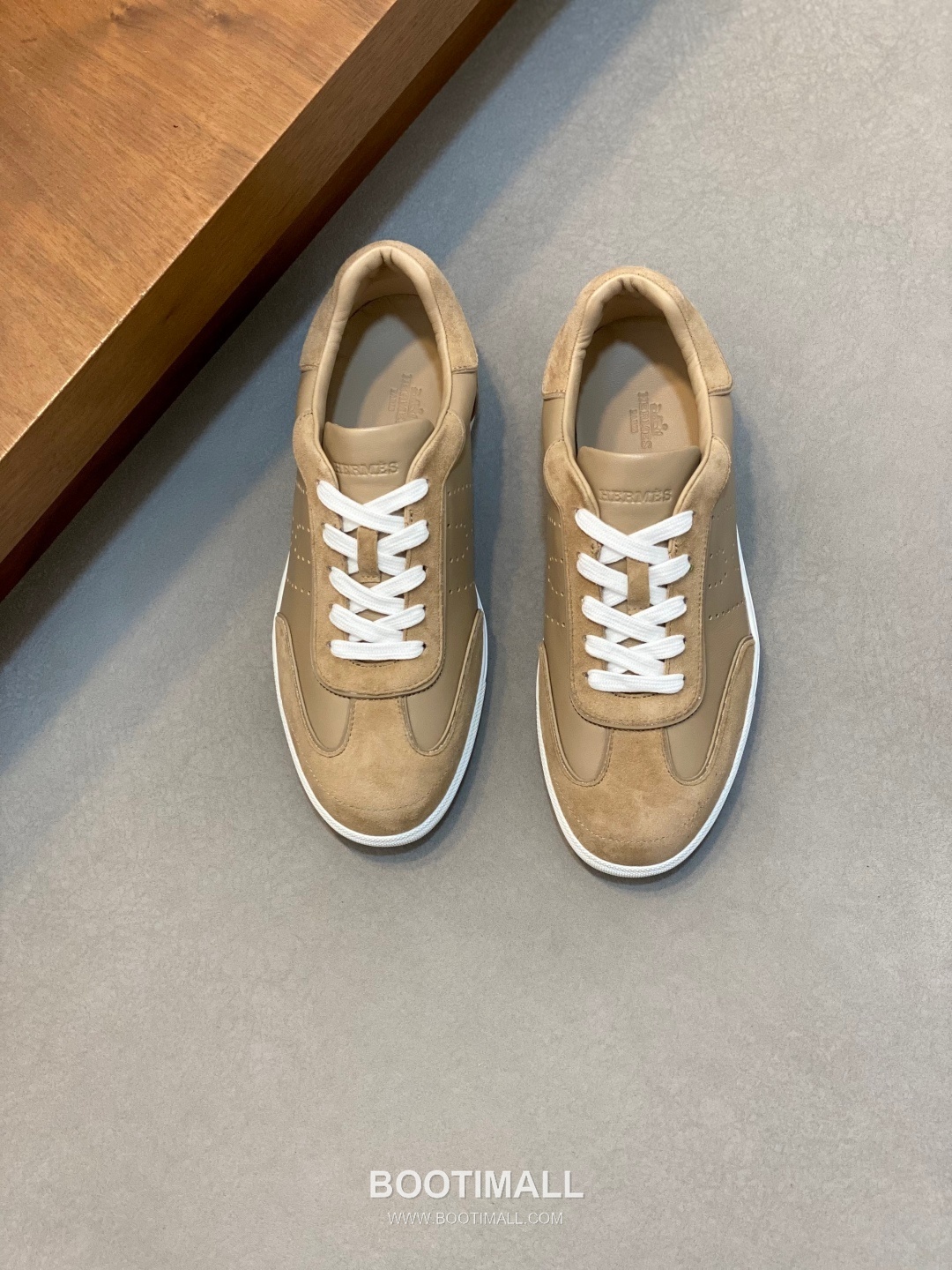 Hermes Smooth Calf Canvas Trainer Calfskin Canvas White Sneakers 에르메스 스무스 카프 캔버스 트레이너 카프스킨 캔버스 화이트 스니커즈 1