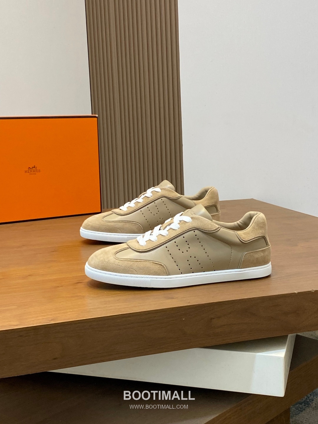 Hermes Smooth Calf Canvas Trainer Calfskin Canvas White Sneakers 에르메스 스무스 카프 캔버스 트레이너 카프스킨 캔버스 화이트 스니커즈 3