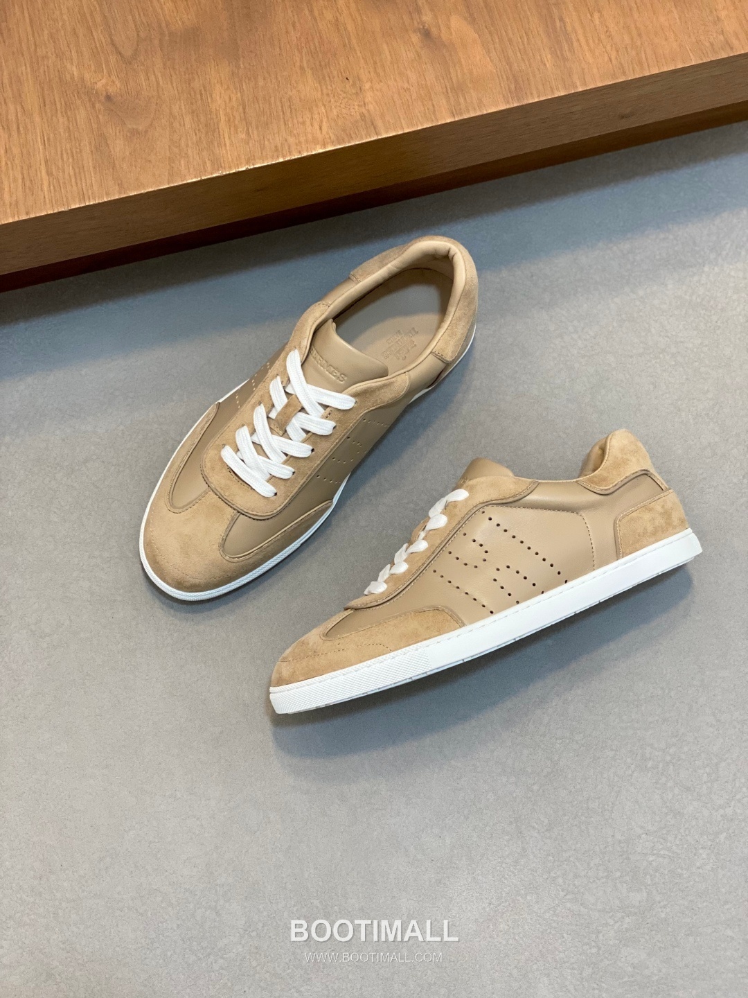 Hermes Smooth Calf Canvas Trainer Calfskin Canvas White Sneakers 에르메스 스무스 카프 캔버스 트레이너 카프스킨 캔버스 화이트 스니커즈 5