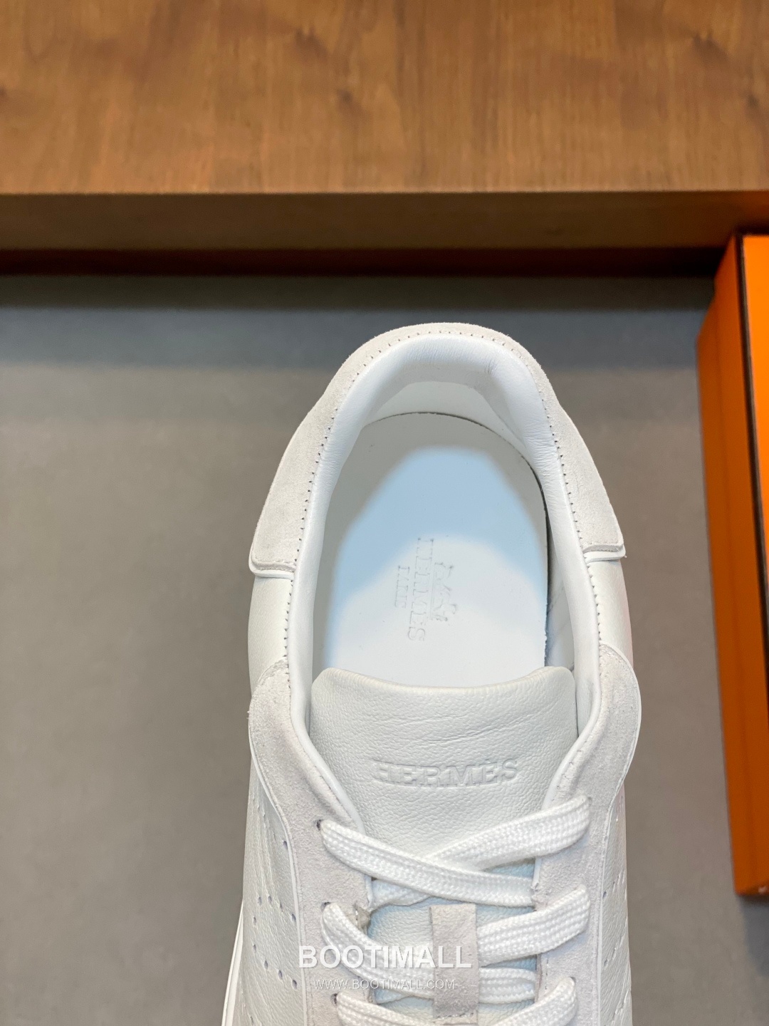 Hermes Smooth Calf Canvas Trainer Calfskin Canvas White Sneakers 에르메스 스무스 카프 캔버스 트레이너 카프스킨 캔버스 화이트 스니커즈 7