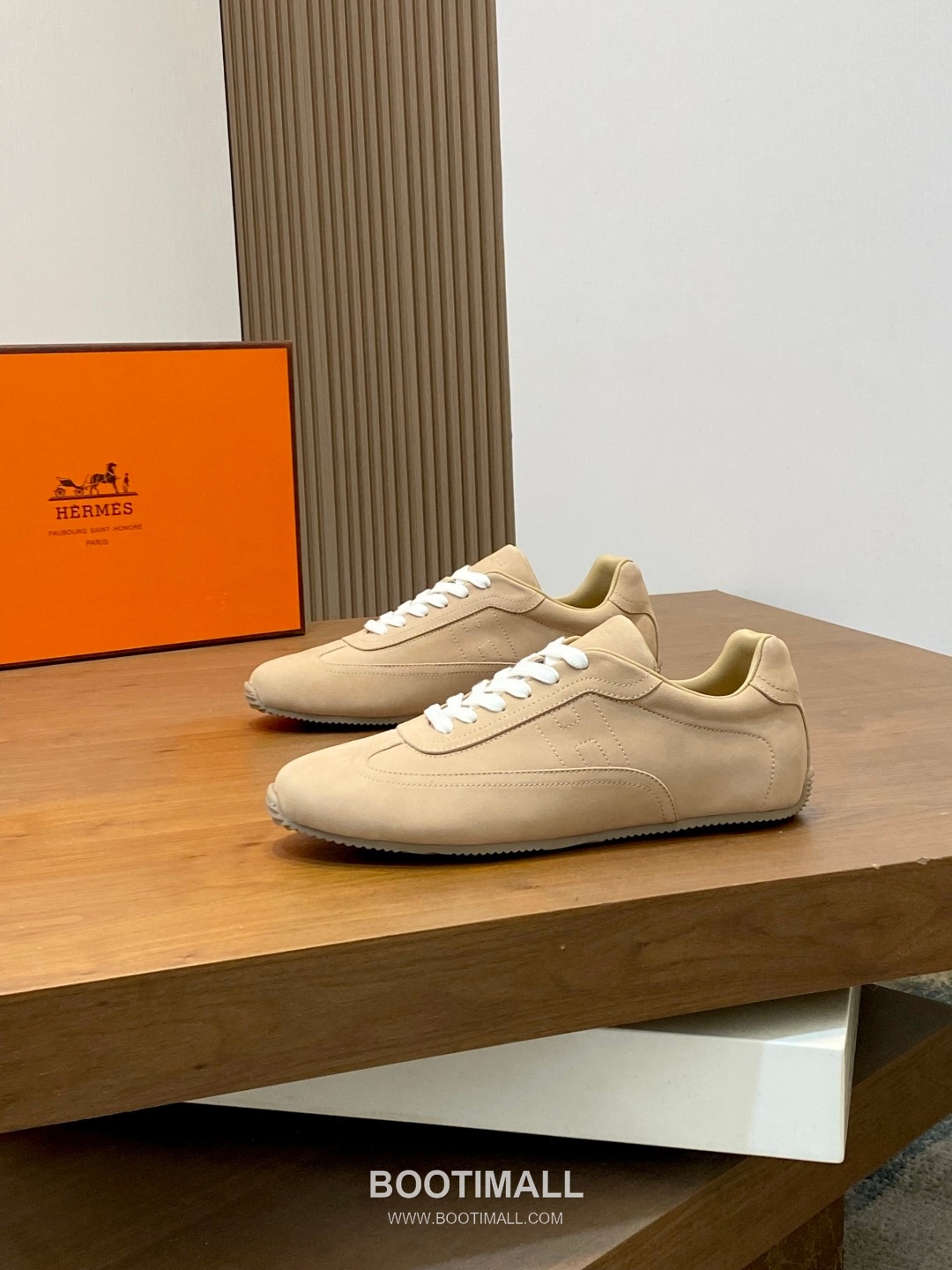 Hermes Master Suede Trainer Suede Goatskin Beige Sneakers 에르메스 마스터 스웨이드 트레이너 스웨이드 산양가죽 베이지 스니커즈 3