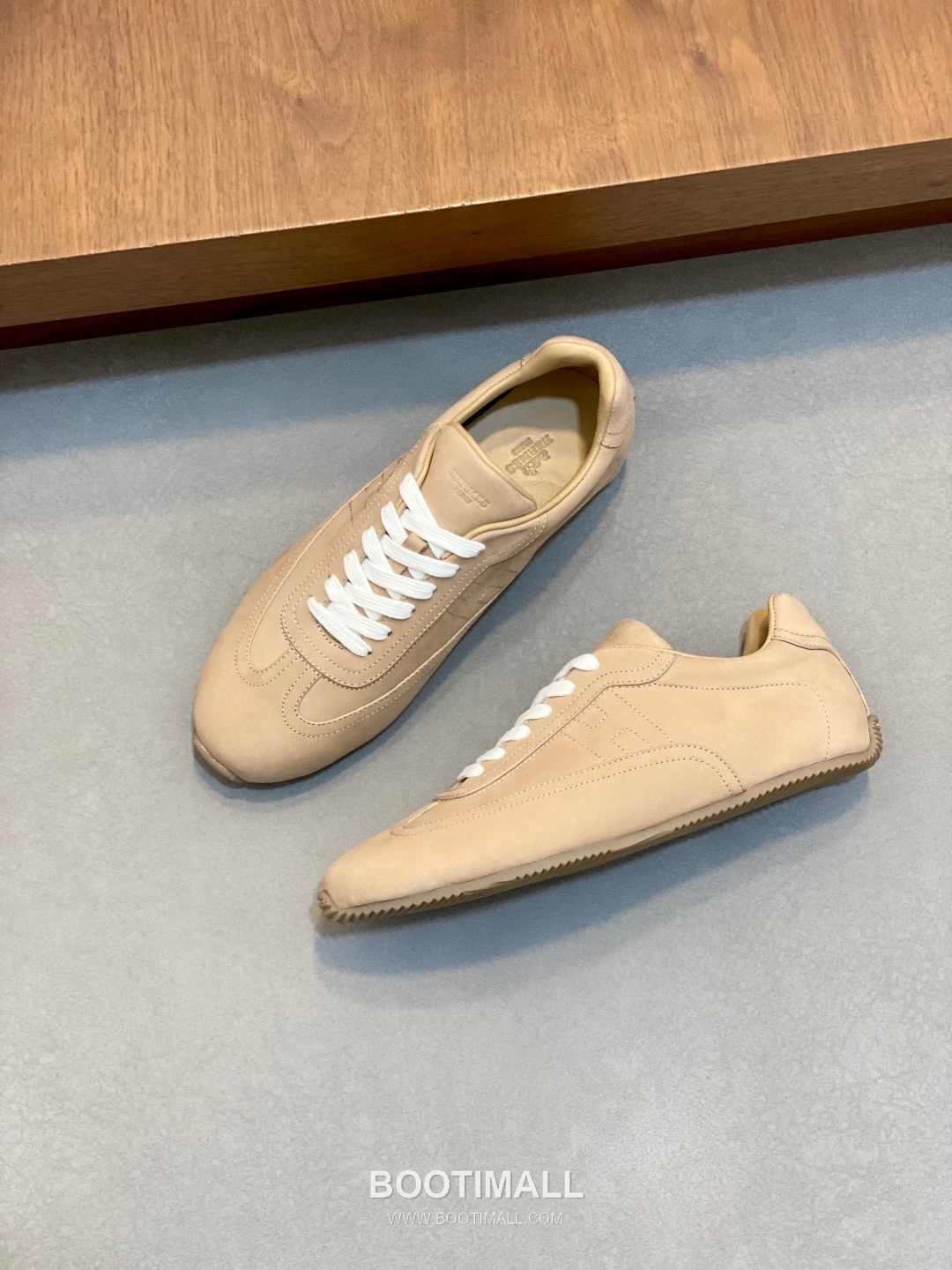 Hermes Master Suede Trainer Suede Goatskin Beige Sneakers 에르메스 마스터 스웨이드 트레이너 스웨이드 산양가죽 베이지 스니커즈 5
