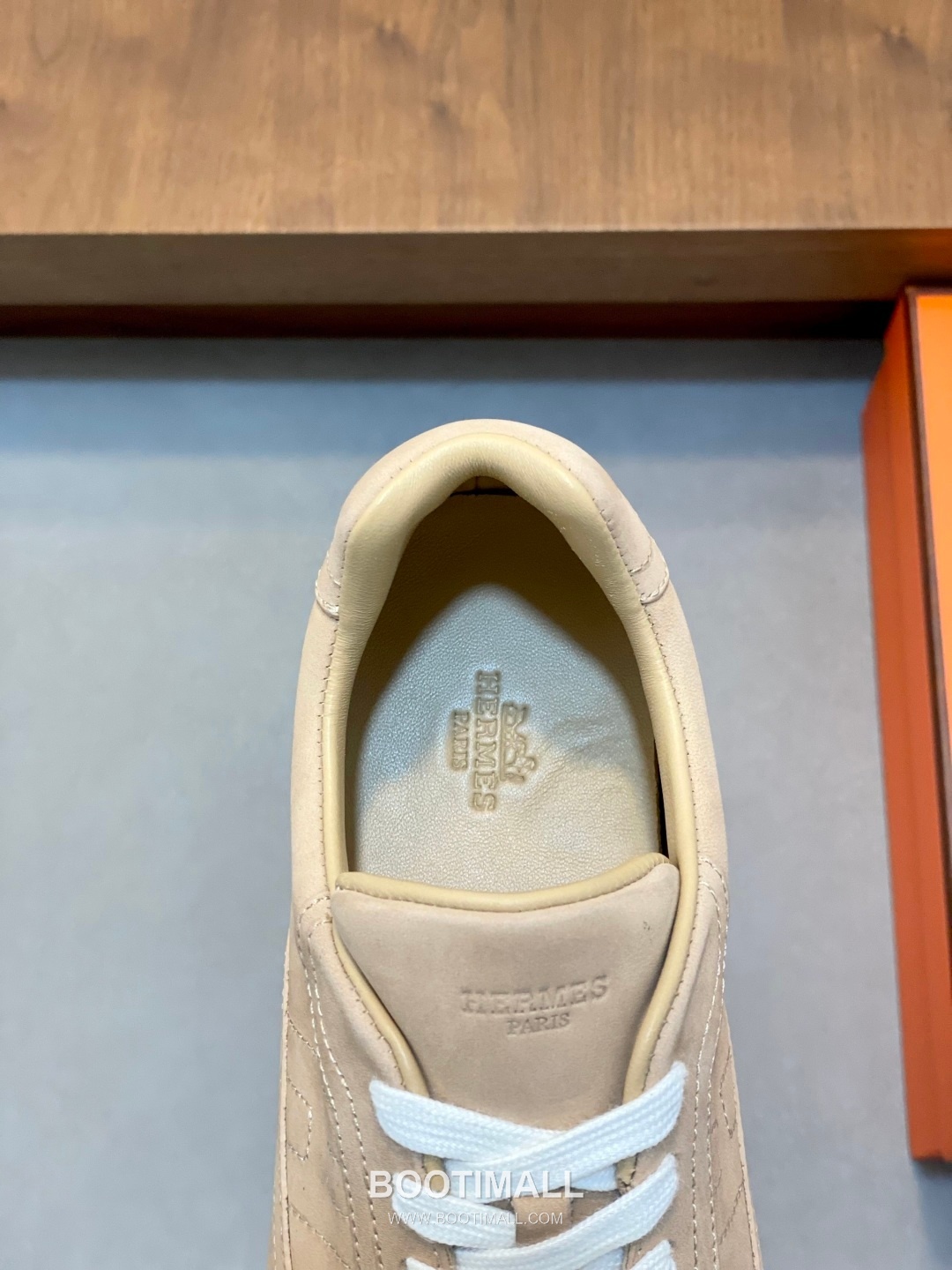 Hermes Master Suede Trainer Suede Goatskin Beige Sneakers 에르메스 마스터 스웨이드 트레이너 스웨이드 산양가죽 베이지 스니커즈 7
