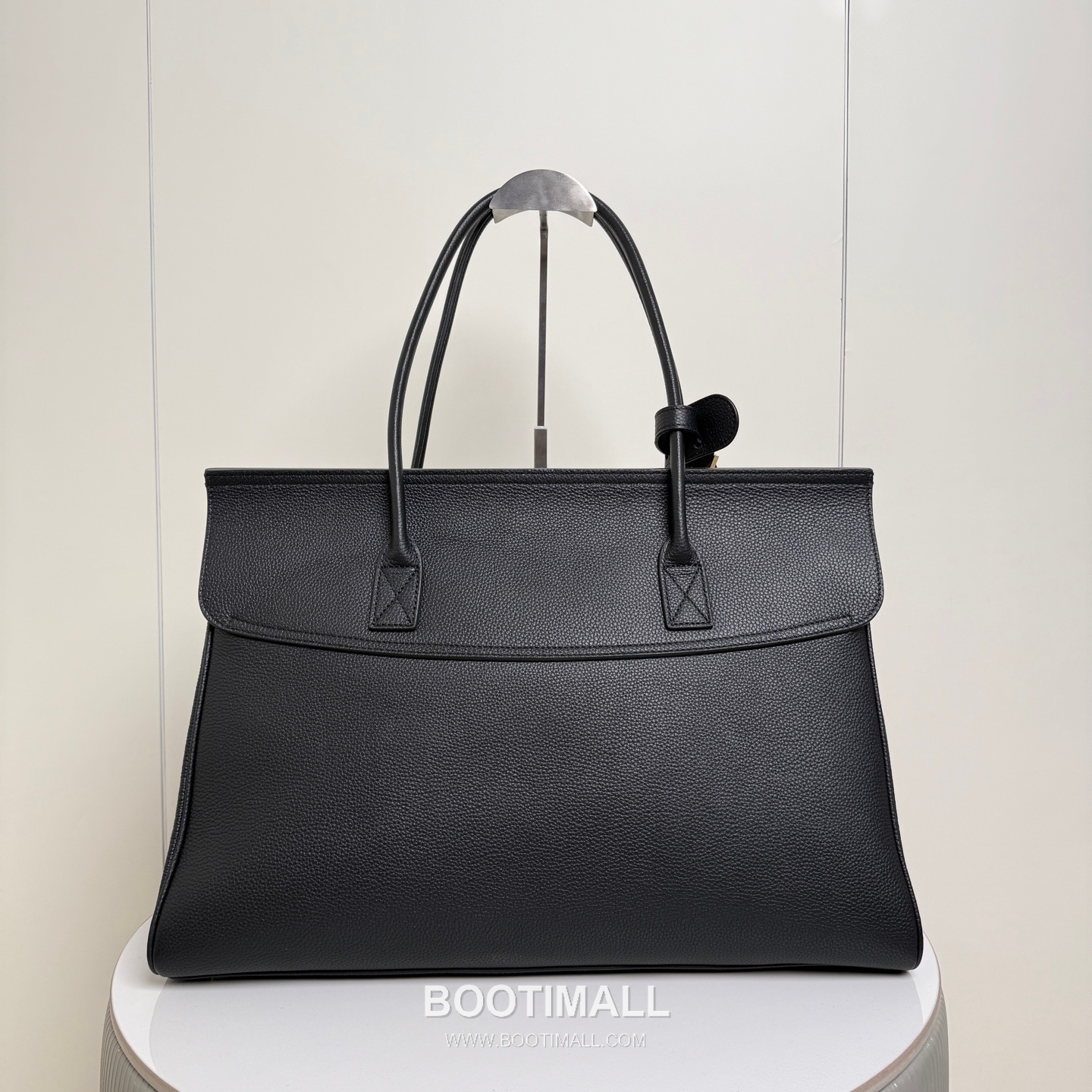 Balenciaga Carrie Carry All Litchi-Grain Cowhide Black Top Handle Bag 발렌시아가 캐리 올 리치패턴 소가죽 블랙 탑핸들백 54cm 9