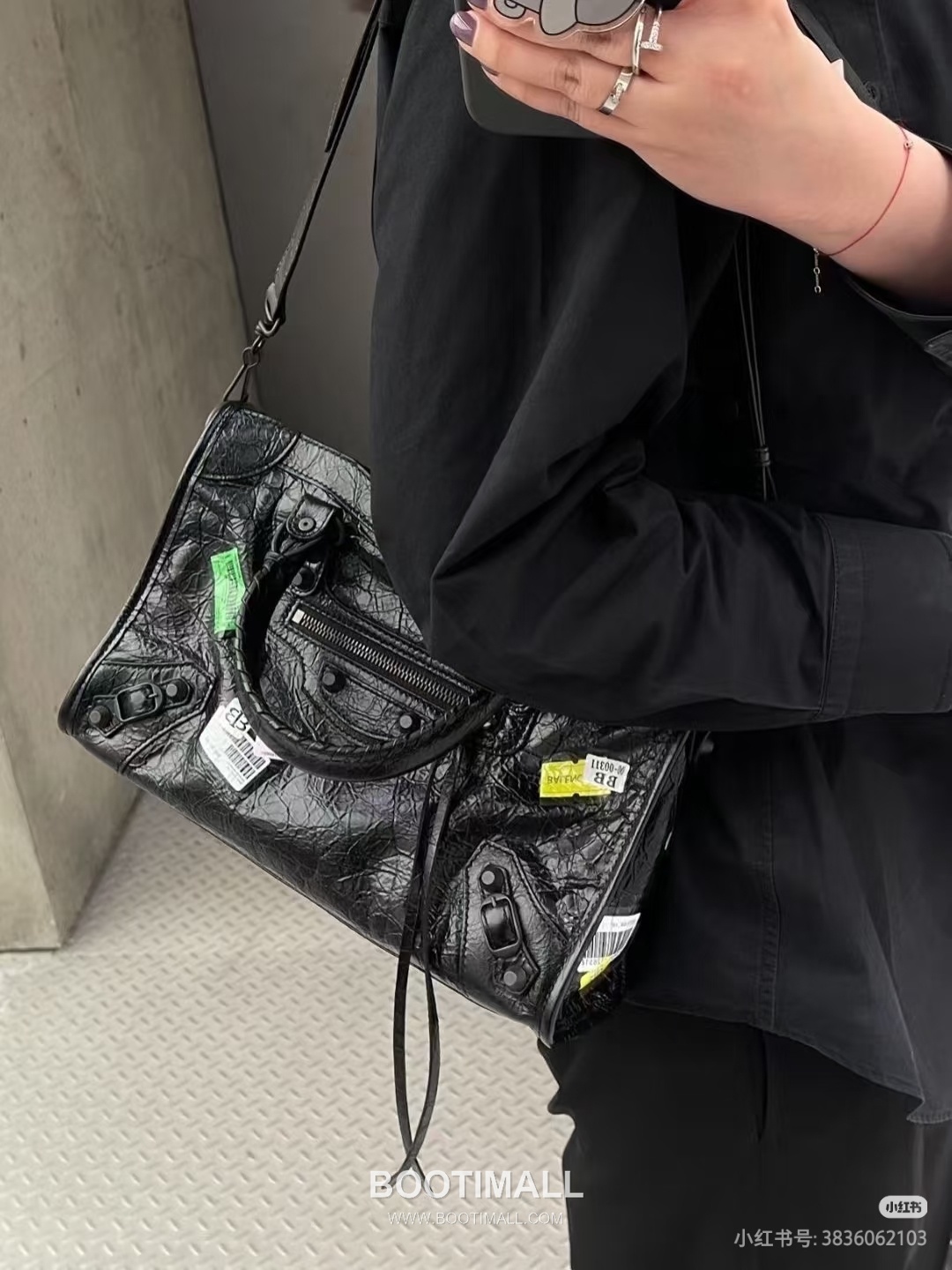 Balenciaga Le City Patch Print Small Shoulder Bag 발렌시아가 르 시티 패치 프린트 스몰 숄더백 23cm 5