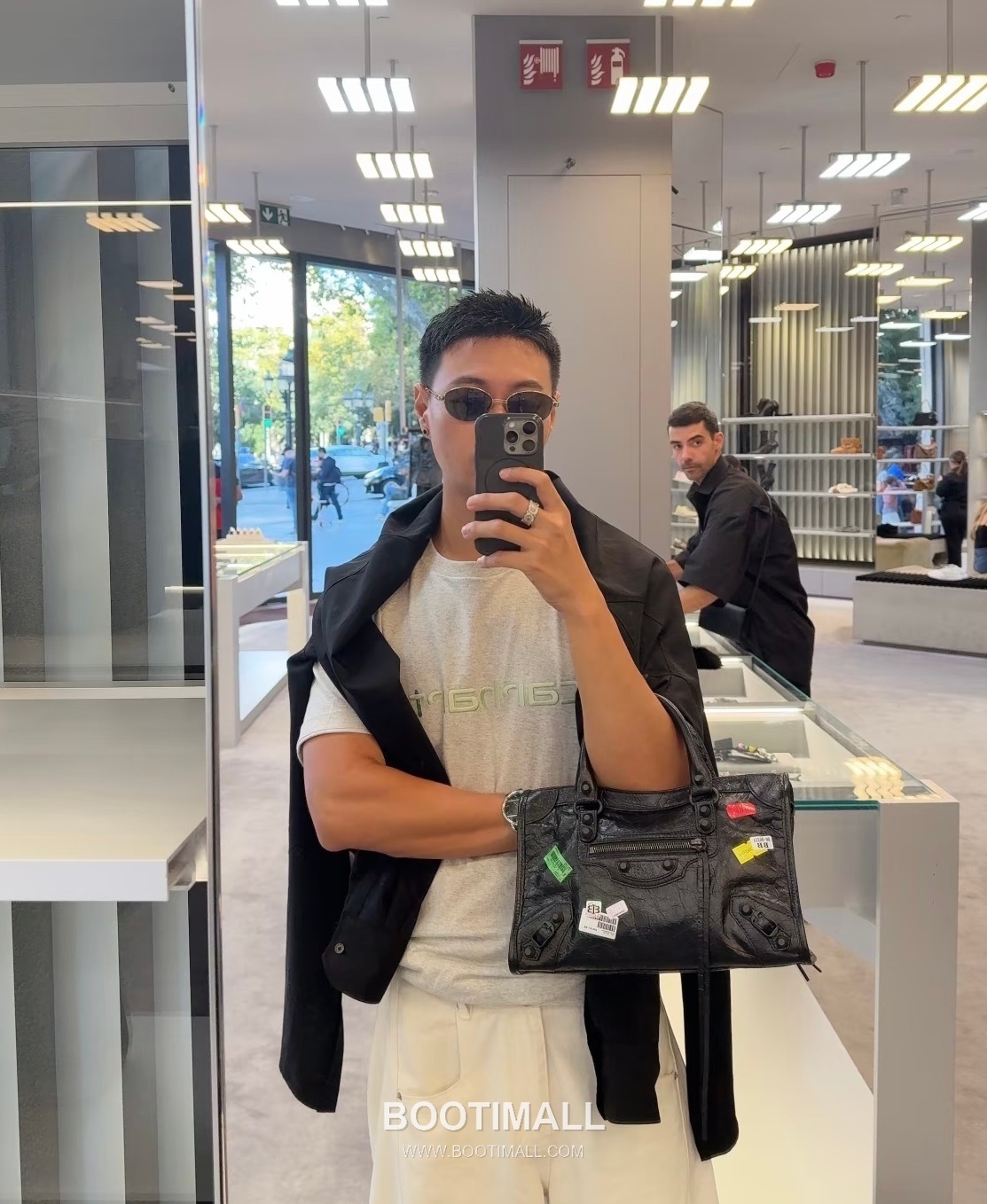 Balenciaga Le City Patch Print Small Shoulder Bag 발렌시아가 르 시티 패치 프린트 스몰 숄더백 23cm 11