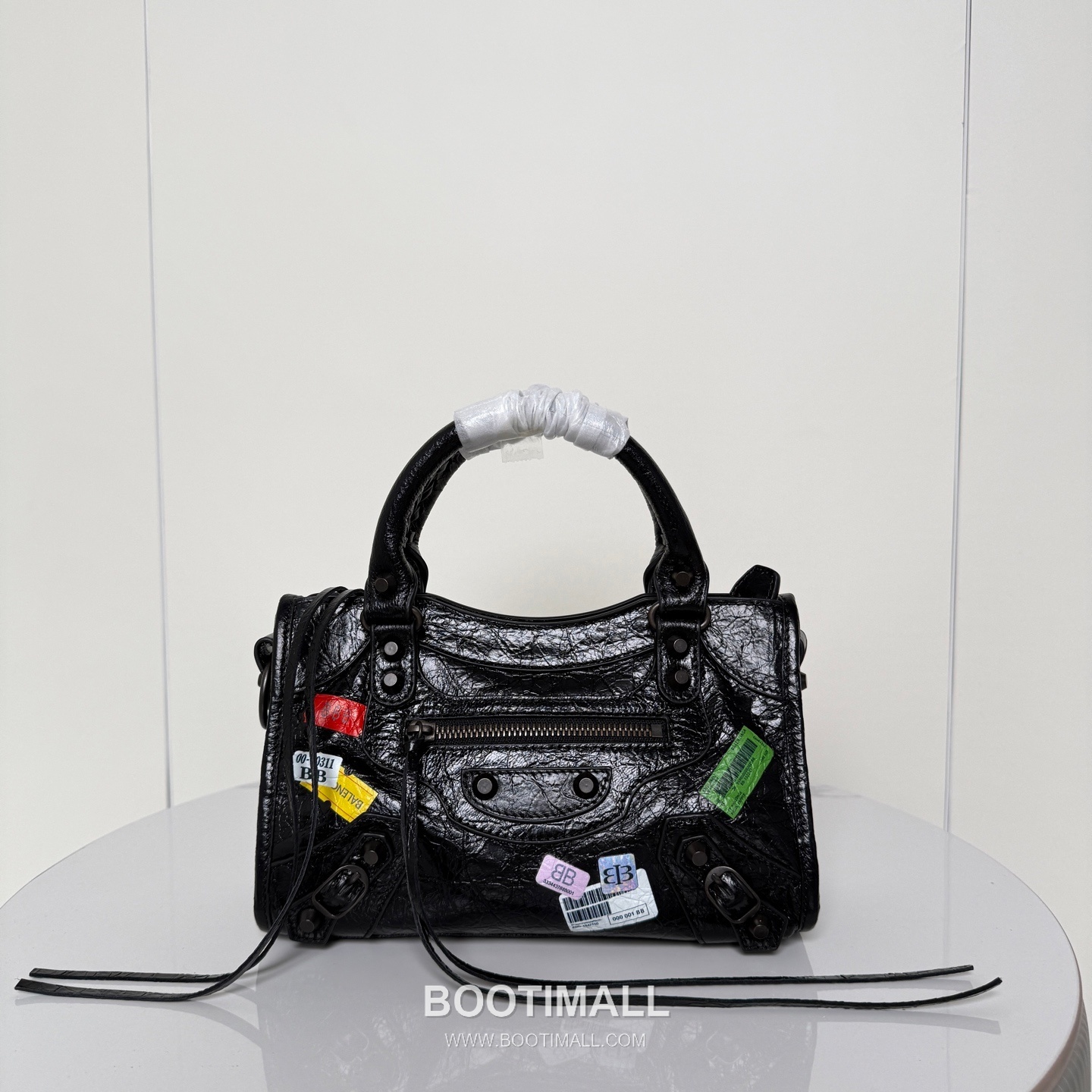 Balenciaga Le City Patch Print Small Shoulder Bag 발렌시아가 르 시티 패치 프린트 스몰 숄더백 23cm 13