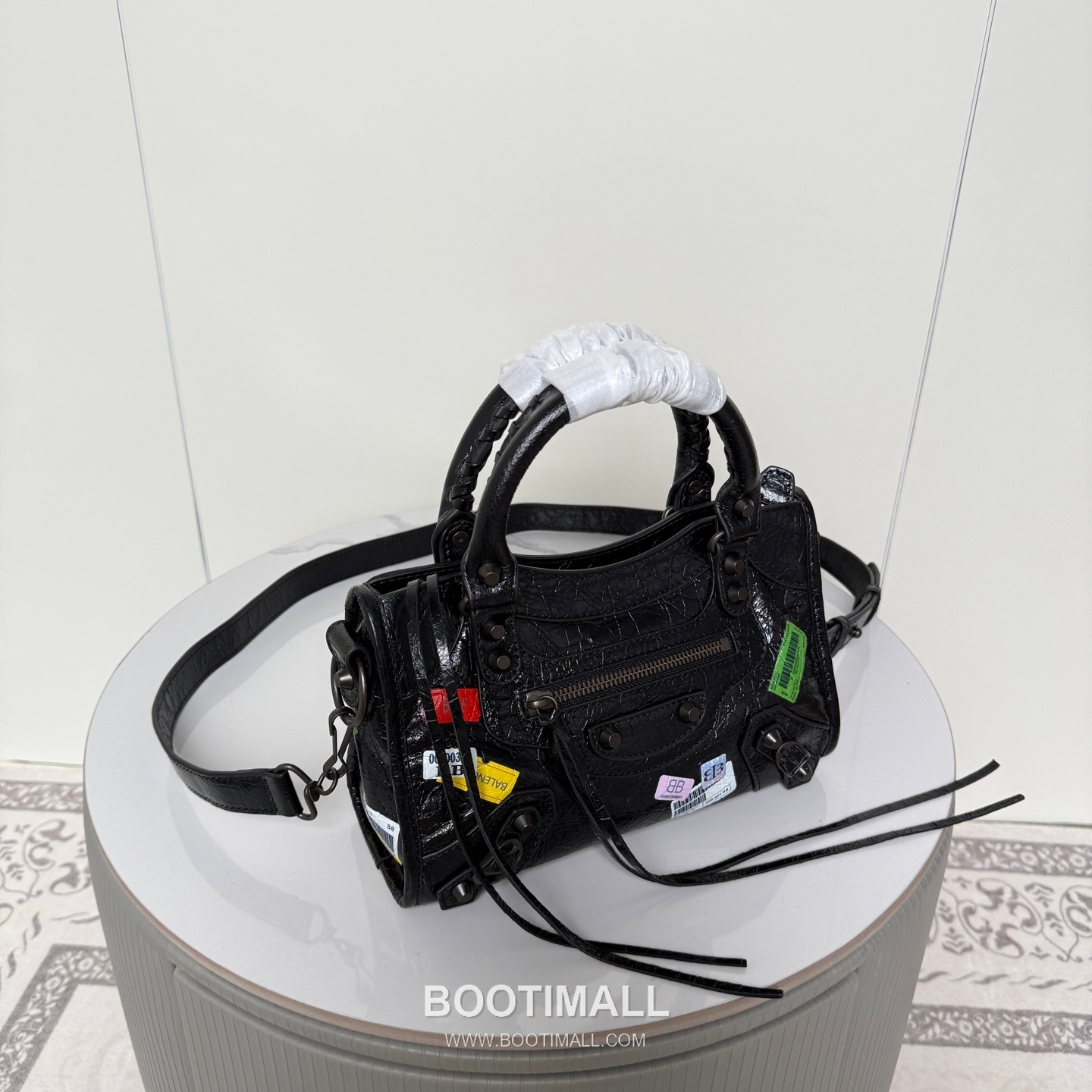 Balenciaga Le City Patch Print Small Shoulder Bag 발렌시아가 르 시티 패치 프린트 스몰 숄더백 23cm 15