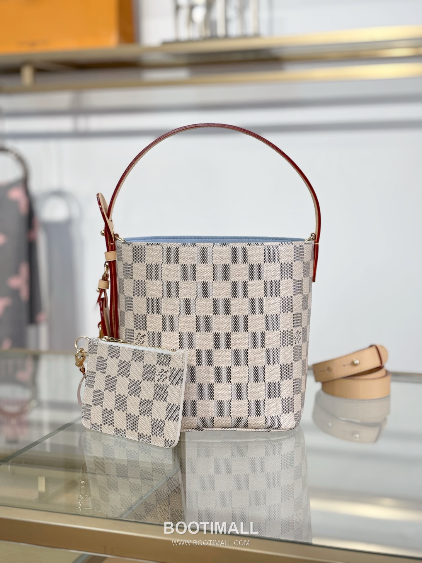 Louis Vuitton All In BB Damier Azur Handbag N40855 루이비통 올인 BB 다미에 아주르 토트백 7