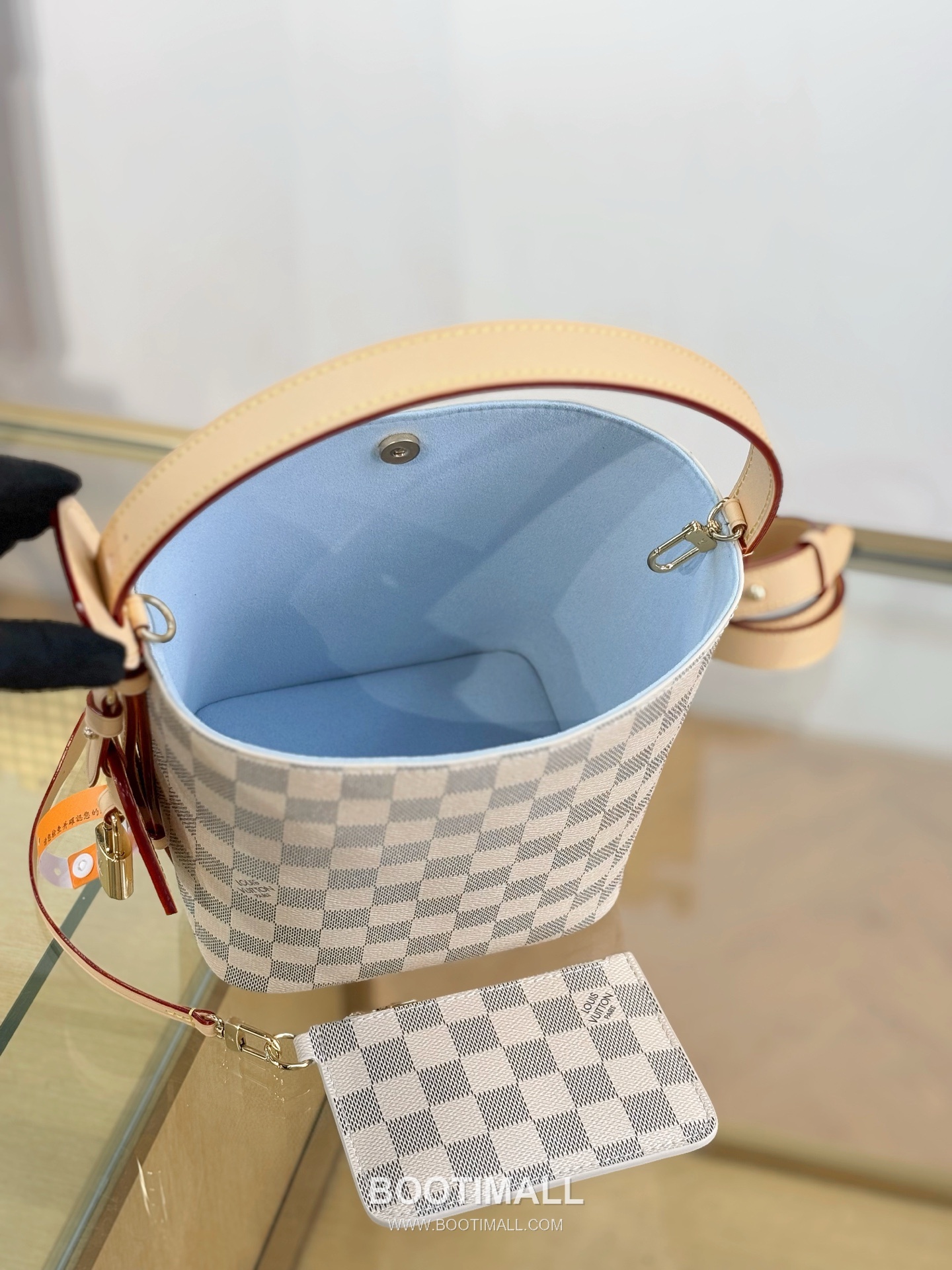 Louis Vuitton All In BB Damier Azur Handbag N40855 루이비통 올인 BB 다미에 아주르 토트백 12