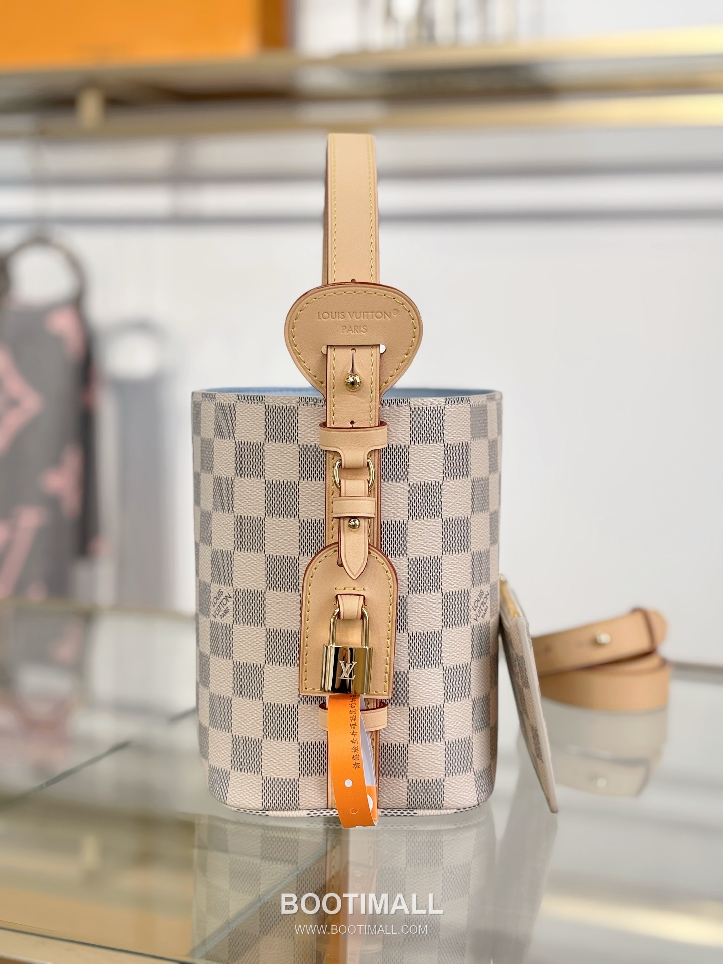 Louis Vuitton All In BB Damier Azur Handbag N40855 루이비통 올인 BB 다미에 아주르 토트백 13