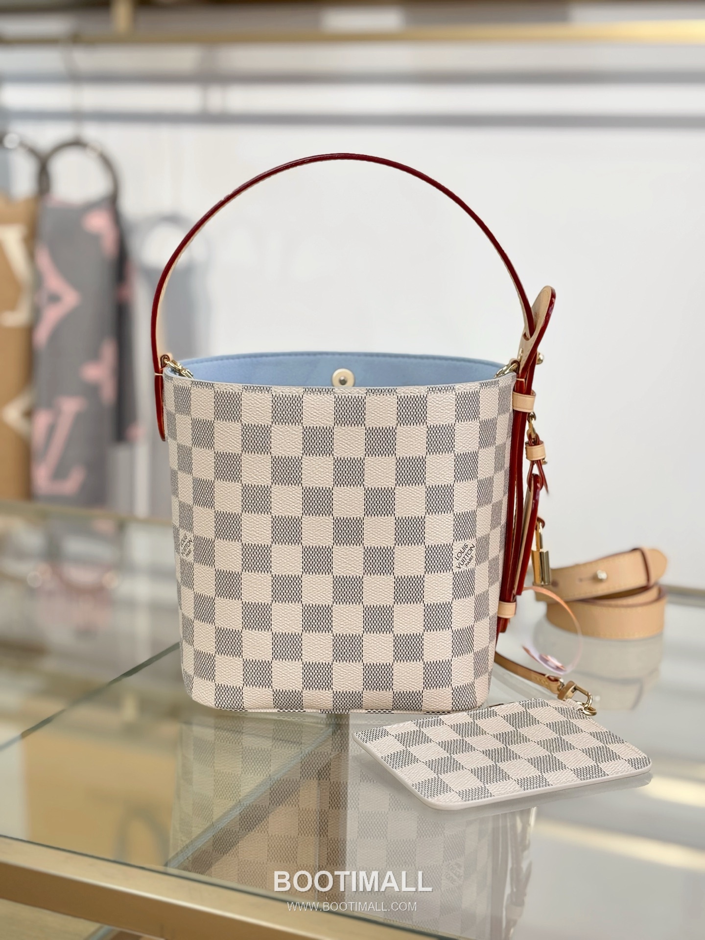 Louis Vuitton All In BB Damier Azur Handbag N40855 루이비통 올인 BB 다미에 아주르 토트백 14