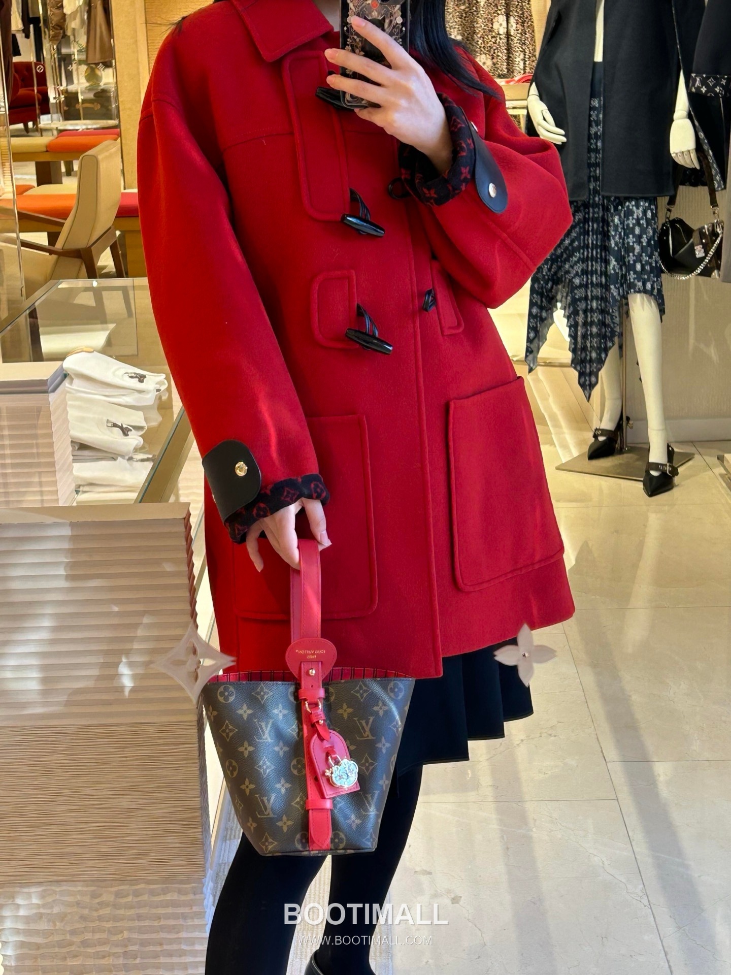 Louis Vuitton All In BB Monogram Canvas Red Top Handle Bag M28317 루이비통 올인 BB 모노그램 캔버스 레드 탑핸들백 18cm 2