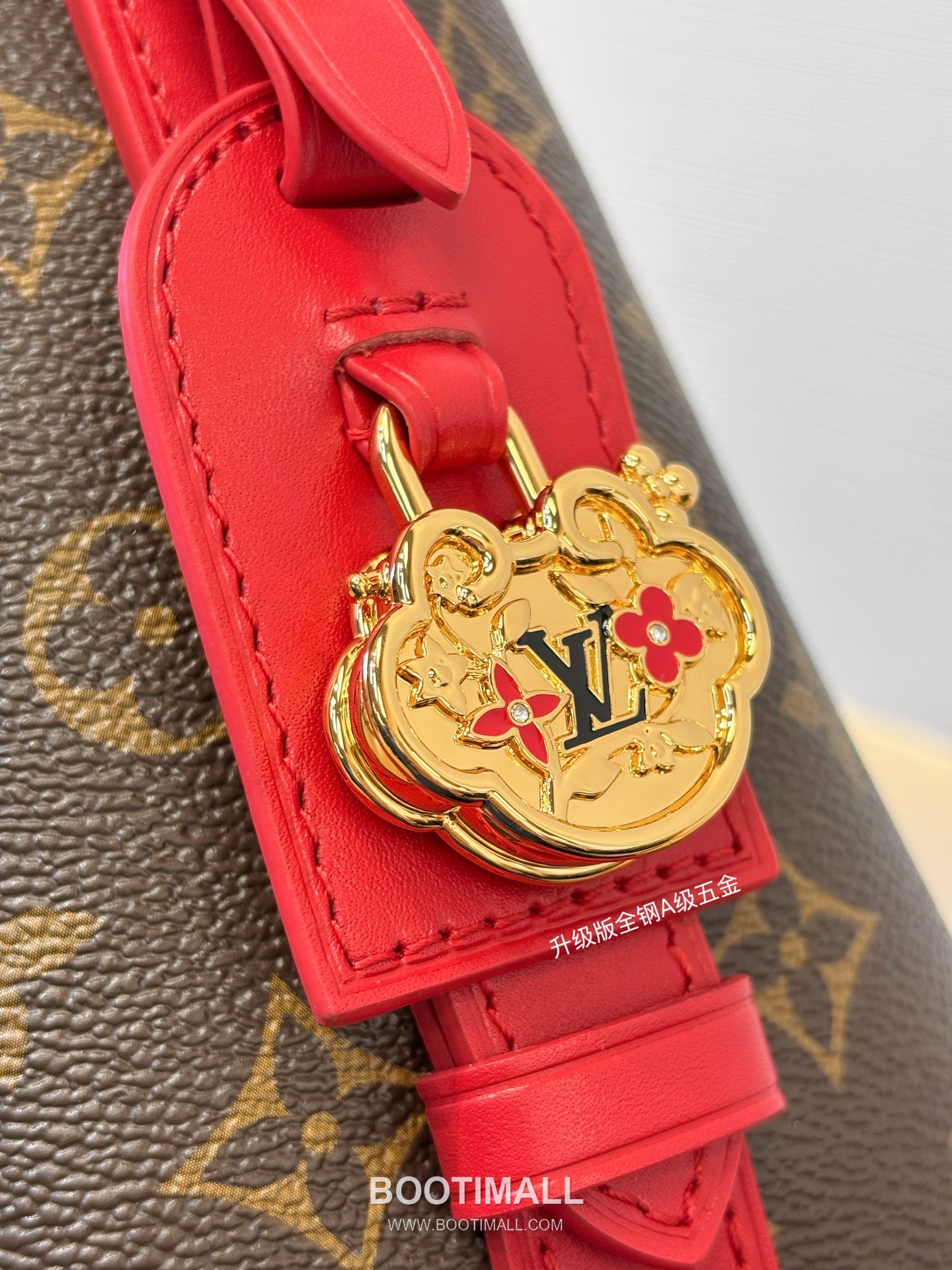 Louis Vuitton All In BB Monogram Canvas Red Top Handle Bag M28317 루이비통 올인 BB 모노그램 캔버스 레드 탑핸들백 18cm 17