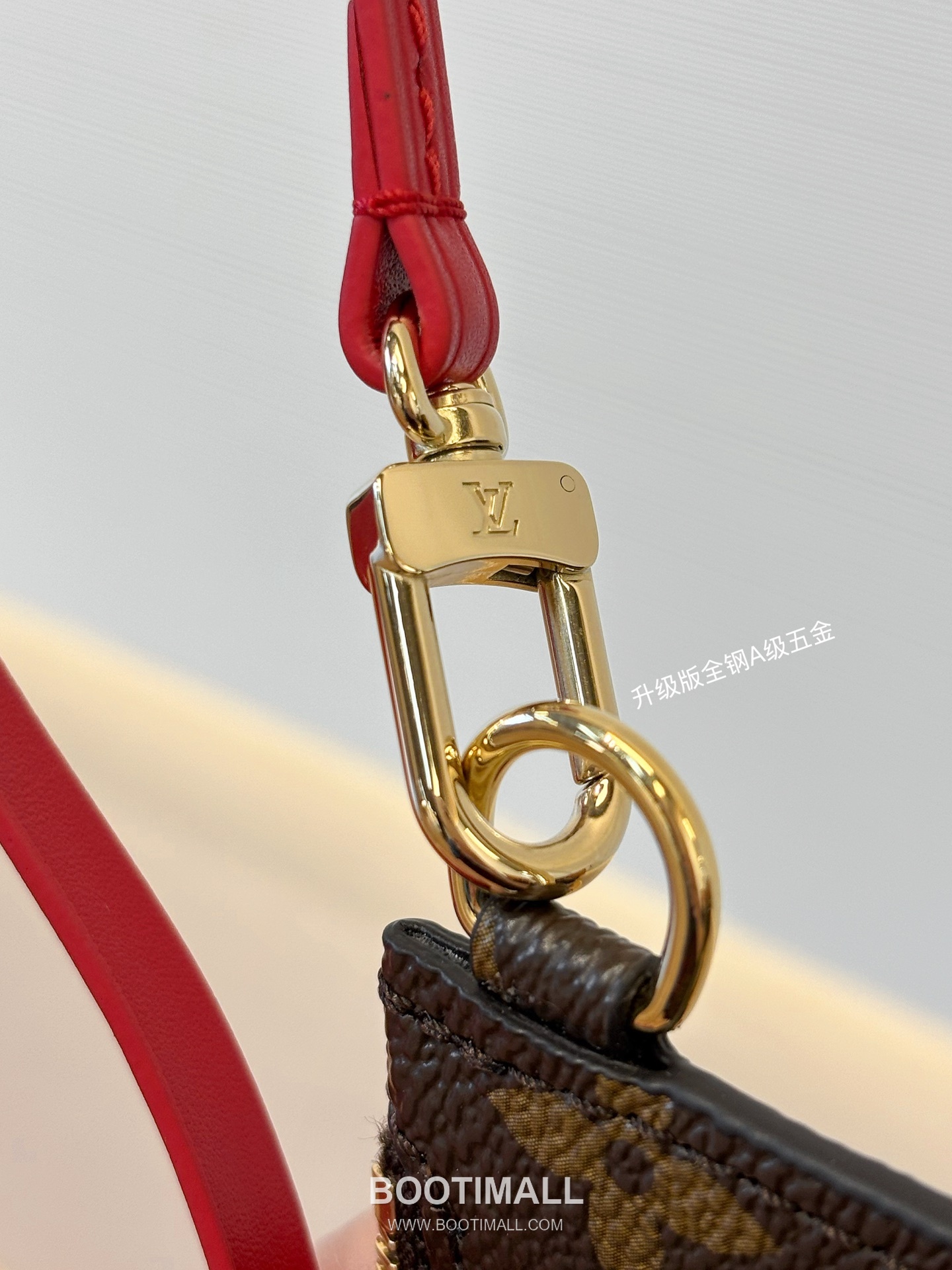 Louis Vuitton All In BB Monogram Canvas Red Top Handle Bag M28317 루이비통 올인 BB 모노그램 캔버스 레드 탑핸들백 18cm 24