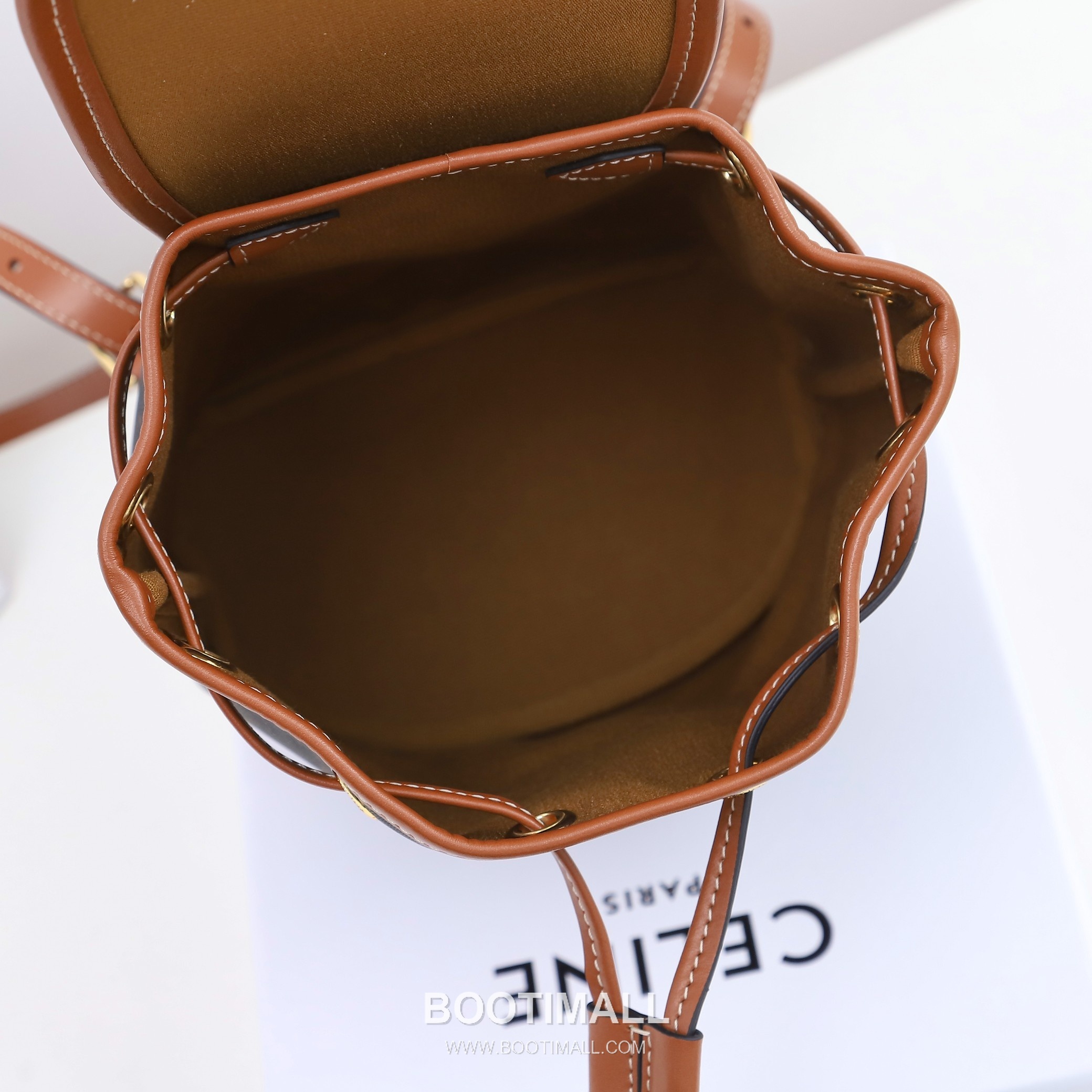 Celine Triomphe Mini Backpack Calfskin Leather Zip Wallet 셀린느 트리옴프 미니 백팩 카프스킨 레더 지퍼지갑 20cm 18