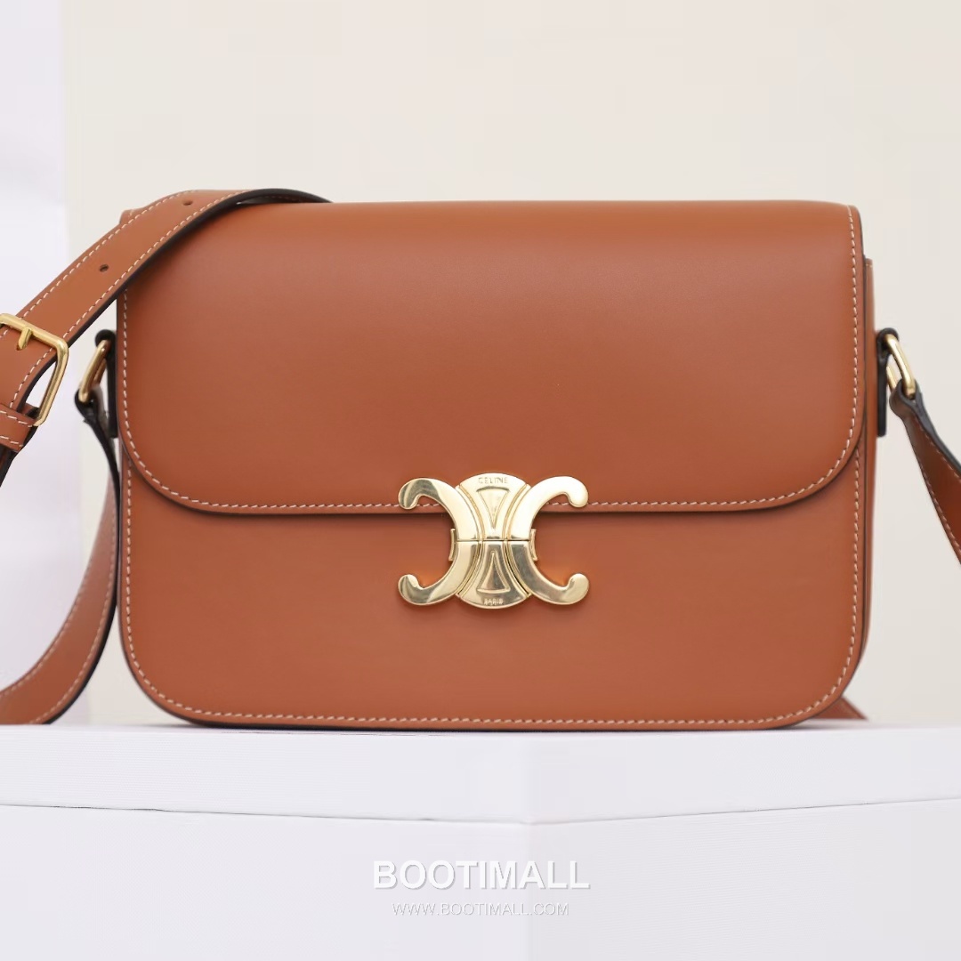 Celine Triomphe Medium Flap Smooth Calfskin Black Long Wallet 셀린느 트리옴프 미디엄 플랩 스무스 카프스킨 블랙 장지갑 22.5cm 11