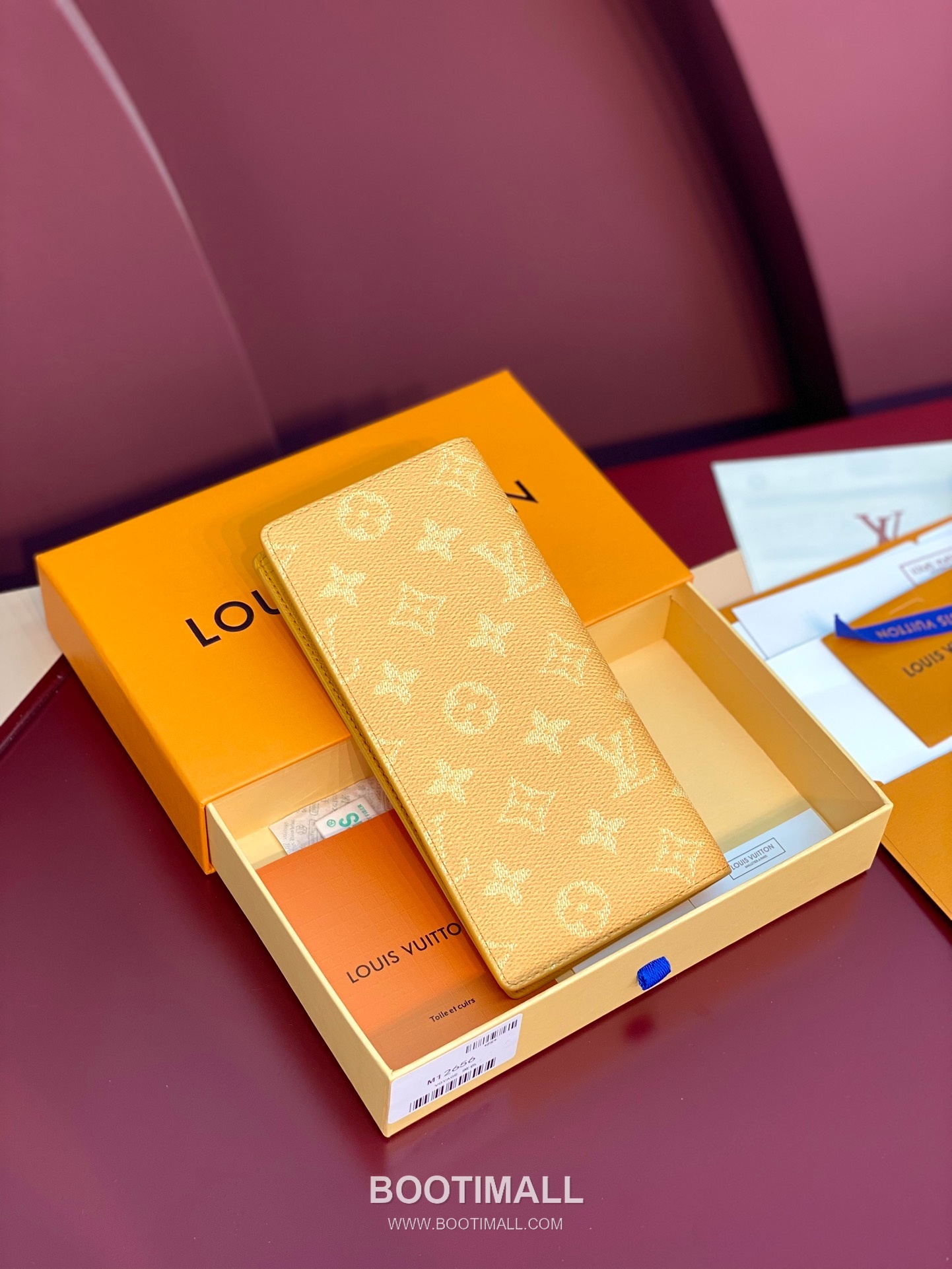 Louis Vuitton Brazza Monogram Heritage Canvas Yellow Long Wallet 루이비통 브라자 모노그램 헤리티지 캔버스 옐로우 장지갑 19cm 2