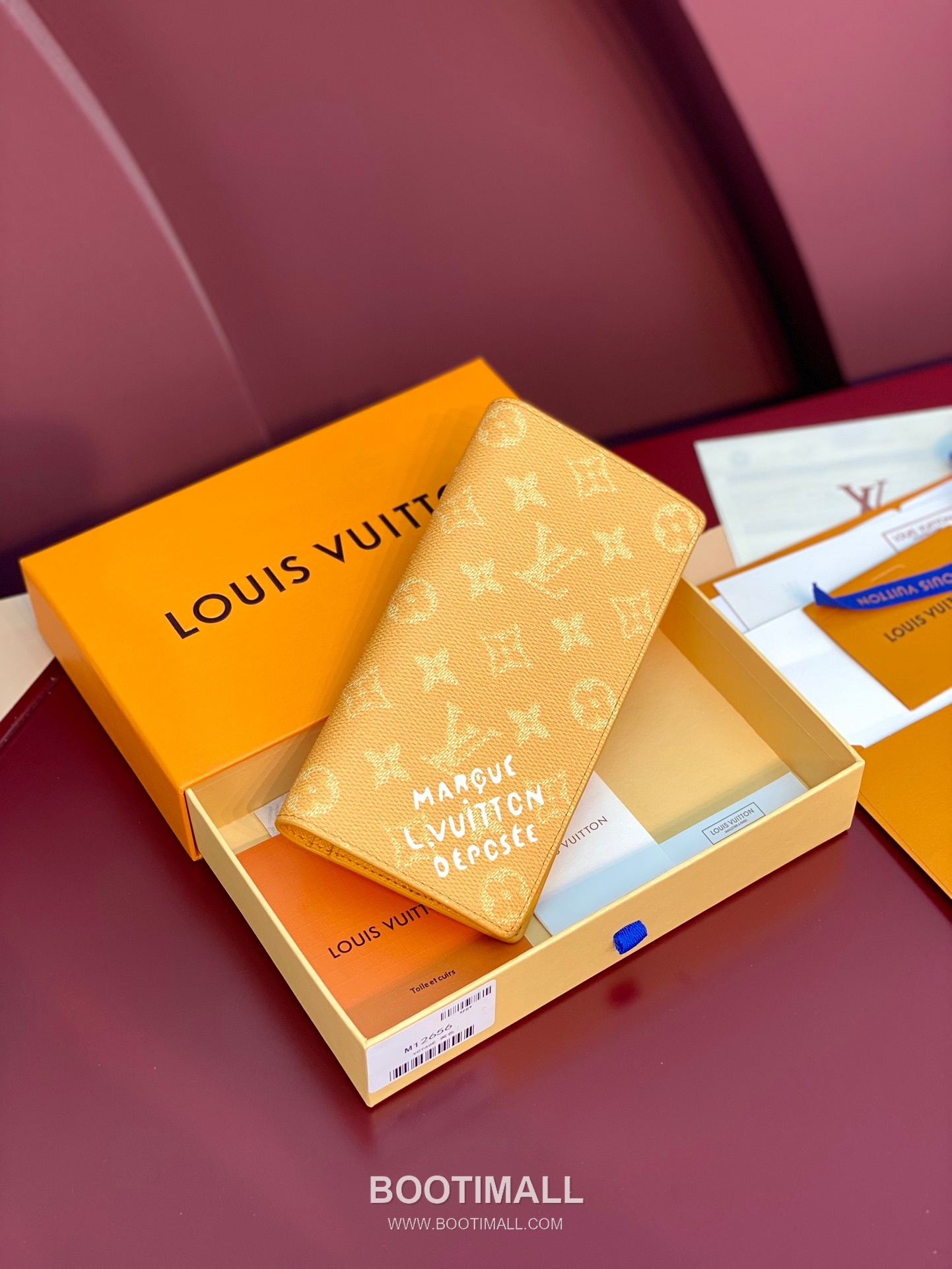 Louis Vuitton Brazza Monogram Heritage Canvas Yellow Long Wallet 루이비통 브라자 모노그램 헤리티지 캔버스 옐로우 장지갑 19cm 3