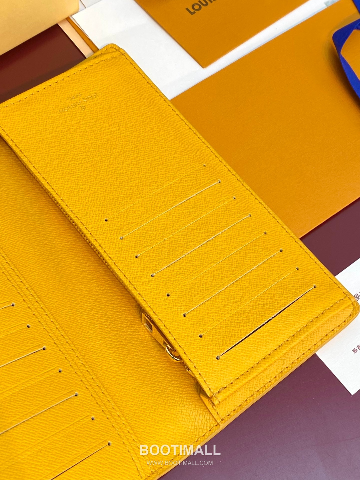 Louis Vuitton Brazza Monogram Heritage Canvas Yellow Long Wallet 루이비통 브라자 모노그램 헤리티지 캔버스 옐로우 장지갑 19cm 7