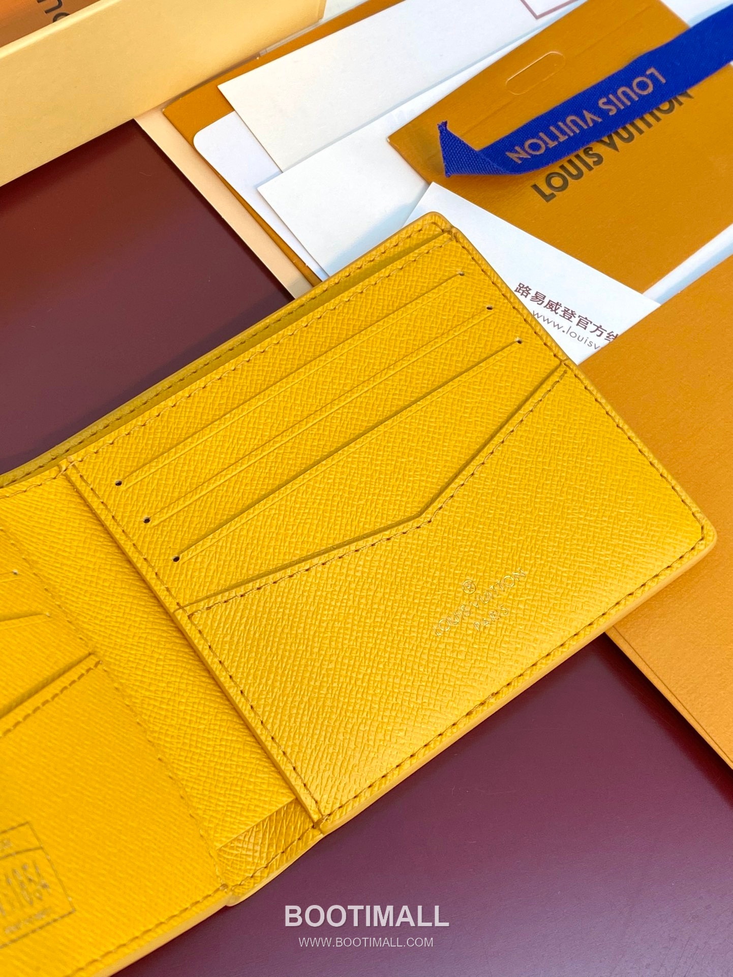 Louis Vuitton Multiple Monogram Heritage Canvas Yellow Bifold Wallet 루이비통 멀티플 모노그램 헤리티지 캔버스 옐로우 반지갑 11.5cm 7