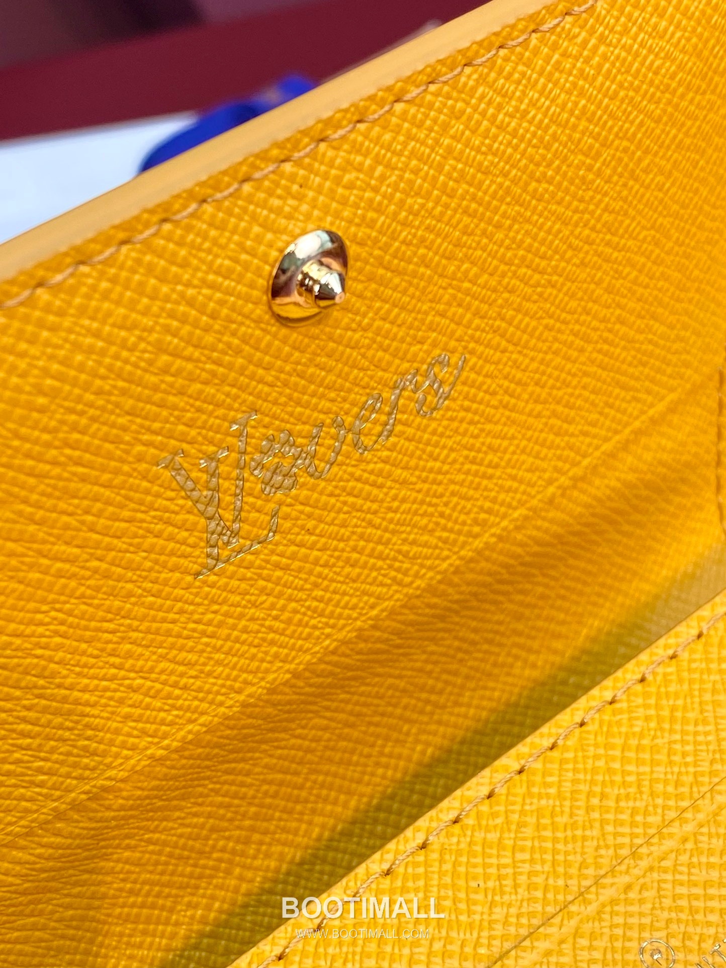 Louis Vuitton Envelope Monogram Heritage Canvas Yellow Card Holder 루이비통 앙벨로프 모노그램 헤리티지 캔버스 옐로우 카드홀더 10.5cm 7