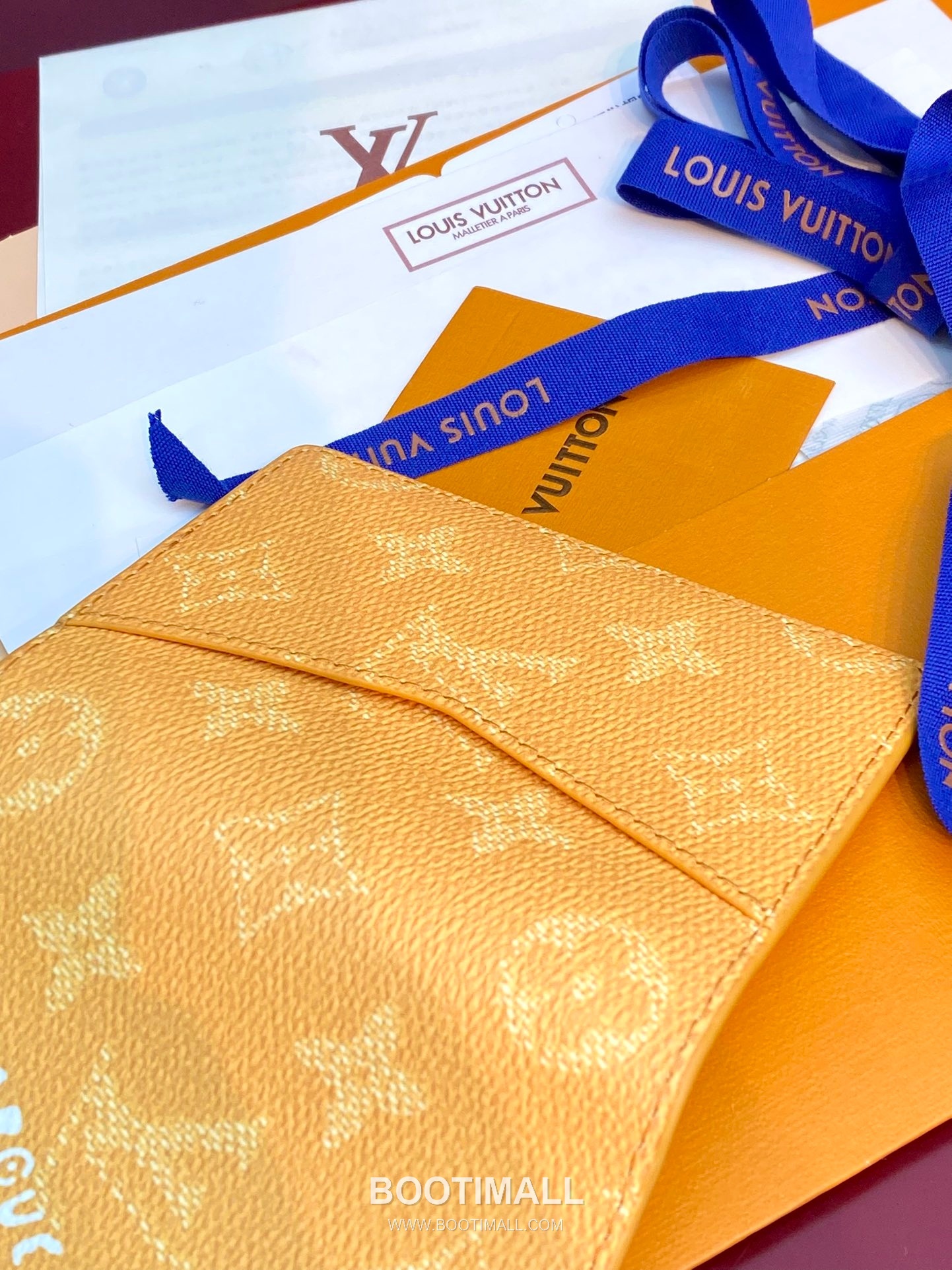 Louis Vuitton Pocket Wallet Monogram Heritage Coated Canvas Yellow Bifold 루이비통 포켓 월릿 모노그램 헤리티지 코티드 캔버스 옐로우 반지갑 11cm 9