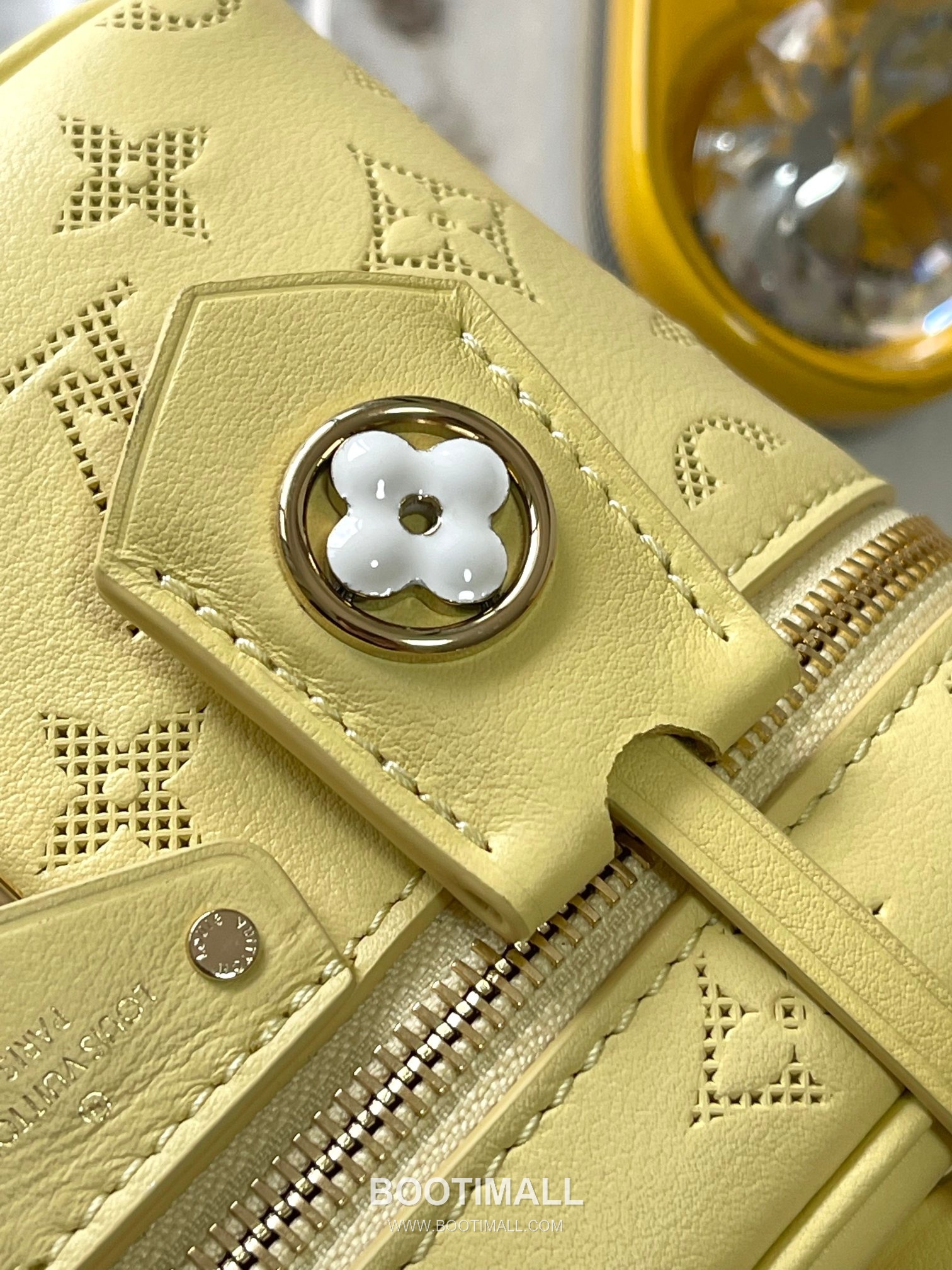 Louis Vuitton Vanity Flower Ring Coated Canvas Yellow Zip Wallet 루이비통 배니티 플라워 링 코티드 캔버스 옐로우 지퍼 지갑 19cm 5