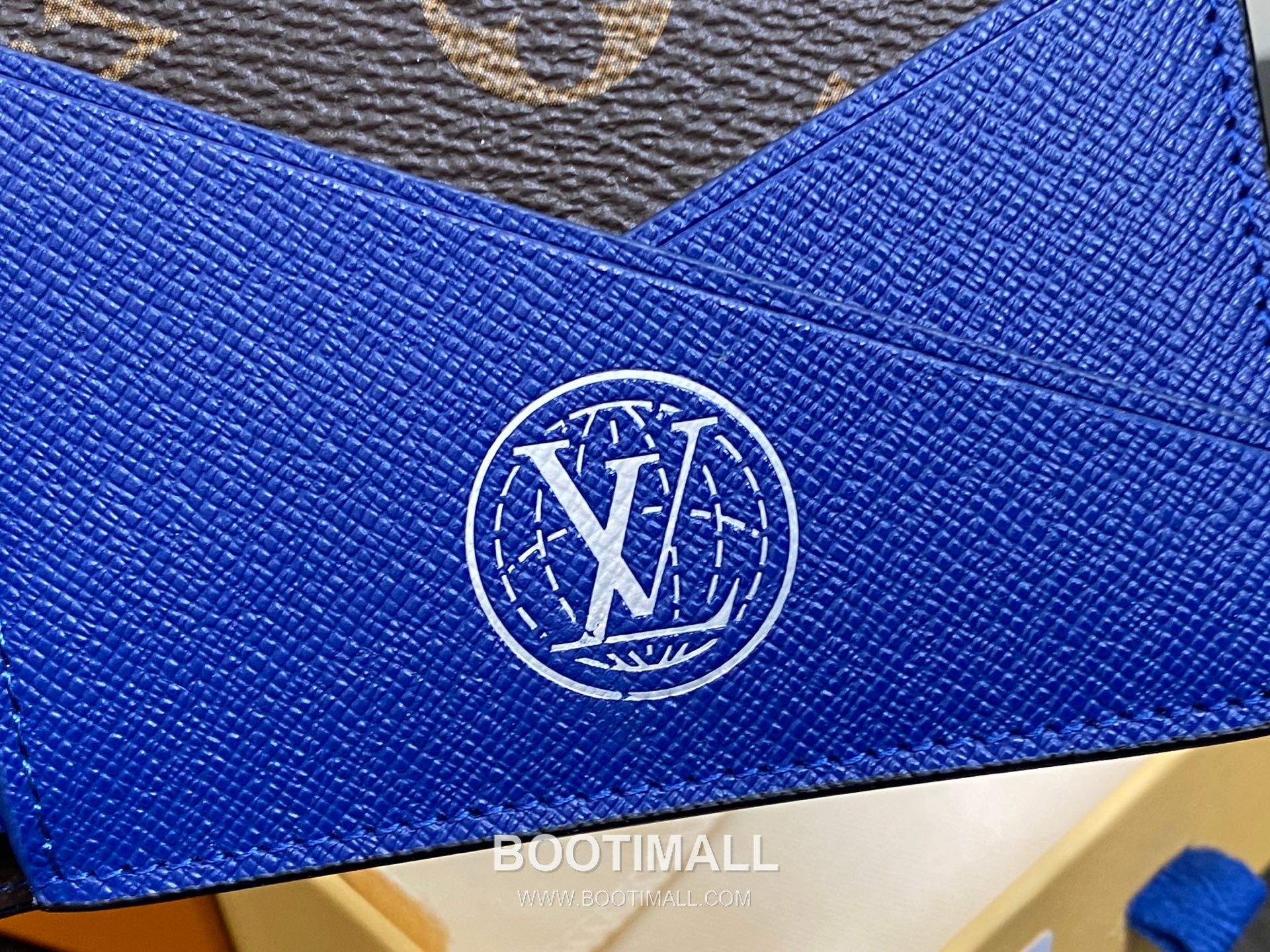 Louis Vuitton Damier Heritage Multiple Coated Canvas Blue Bifold Wallet 루이비통 다미에 헤리티지 멀티플 코티드 캔버스 블루 반지갑 11cm 7