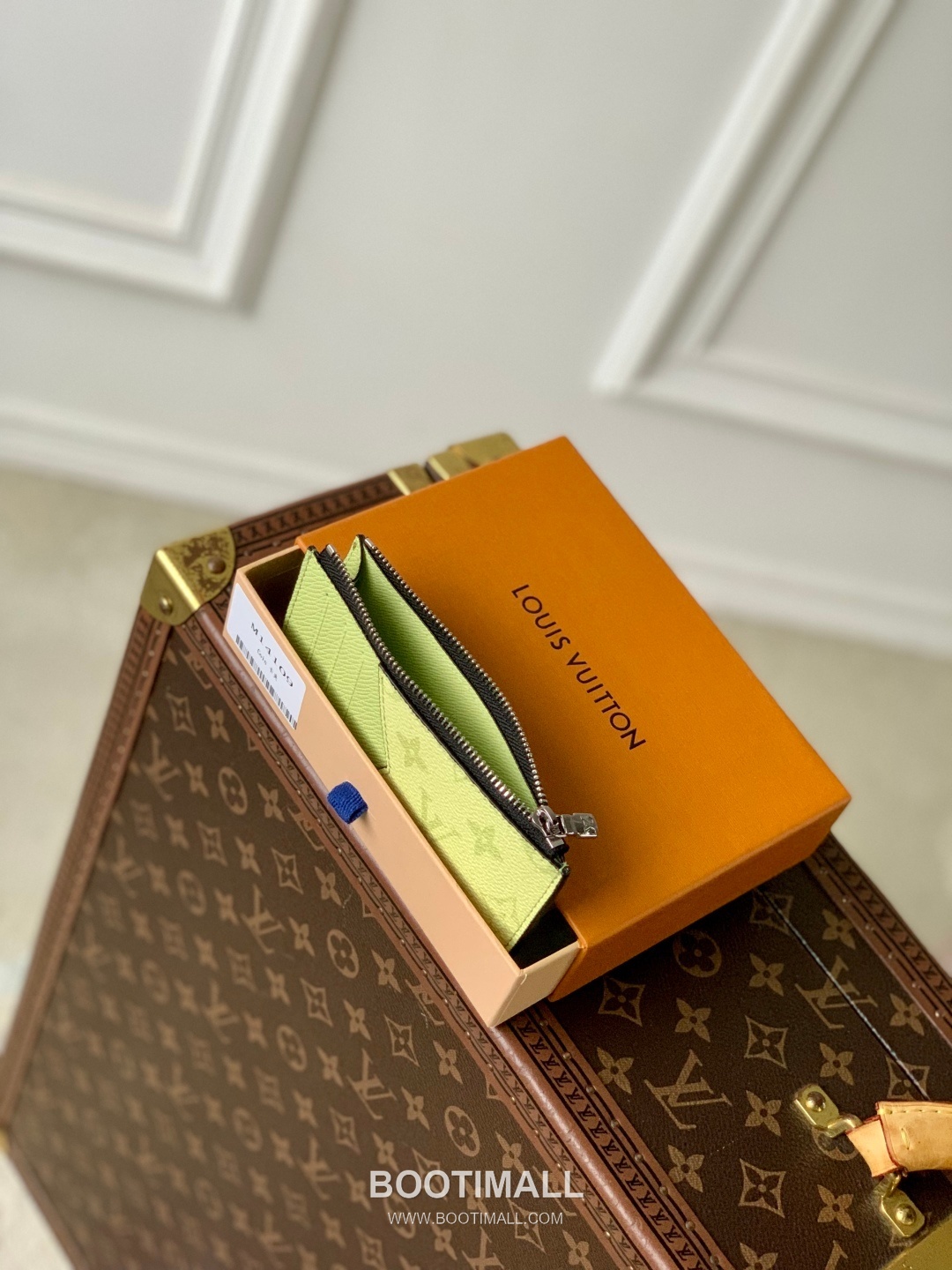 Louis Vuitton Monogram Taiga Coin Card Coated Canvas and Leather Yellow Holder 루이비통 모노그램 타이가 코인 카드 코티드 캔버스 레더 옐로우 14.5cm 9