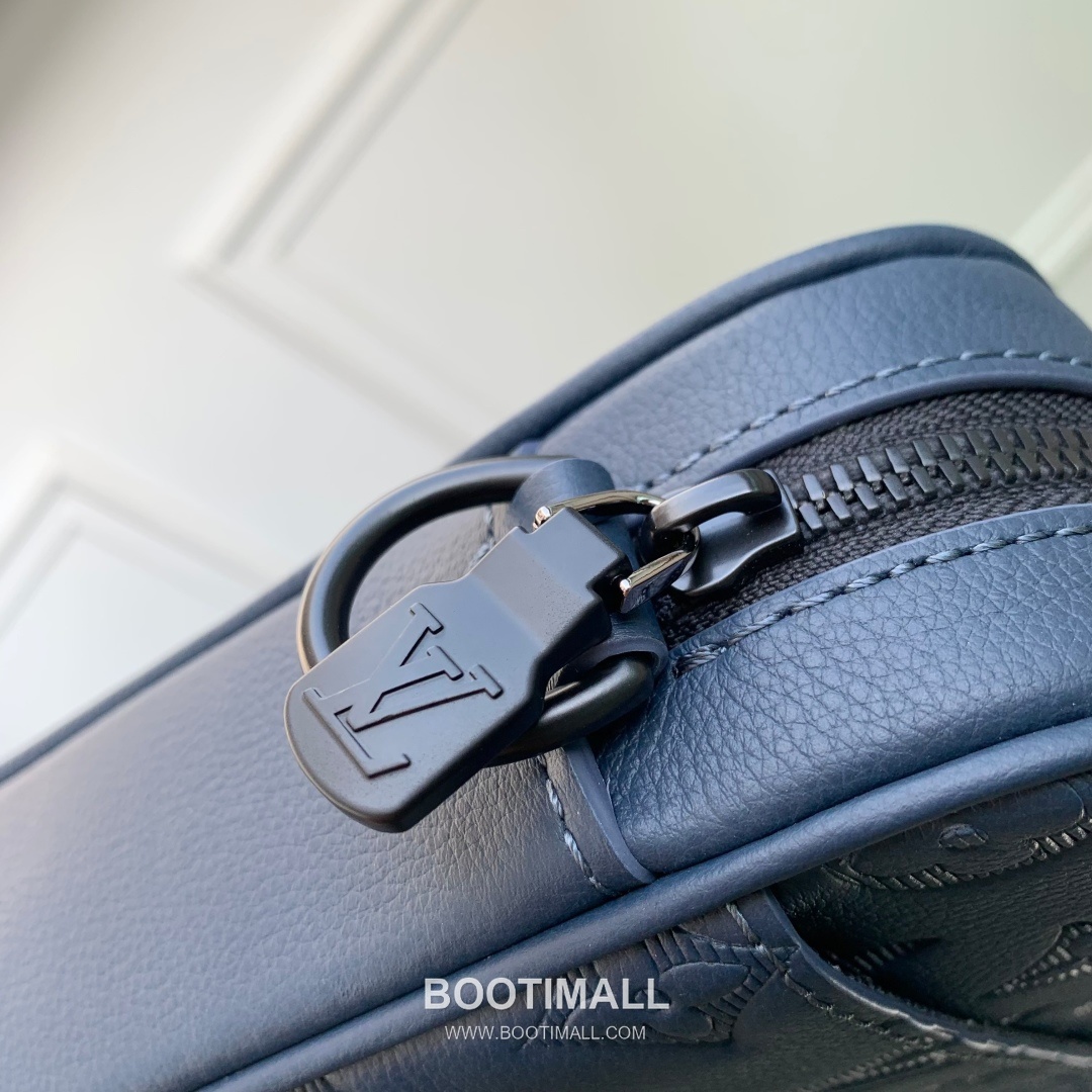 Louis Vuitton Trio Monogram Shadow Cowhide Leather Blue Long Wallet 루이비통 트리오 모노그램 섀도우 소가죽 블루 장지갑 25cm 7