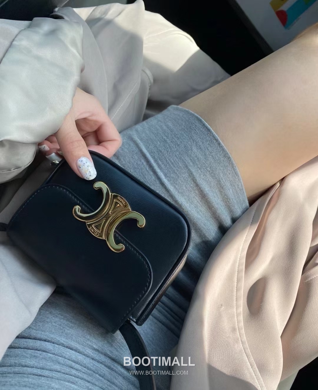 Celine Triomphe Mini Leather Crossbody Bag 101513 셀린느 트리옹프 미니 가죽 크로스백 11cm 3