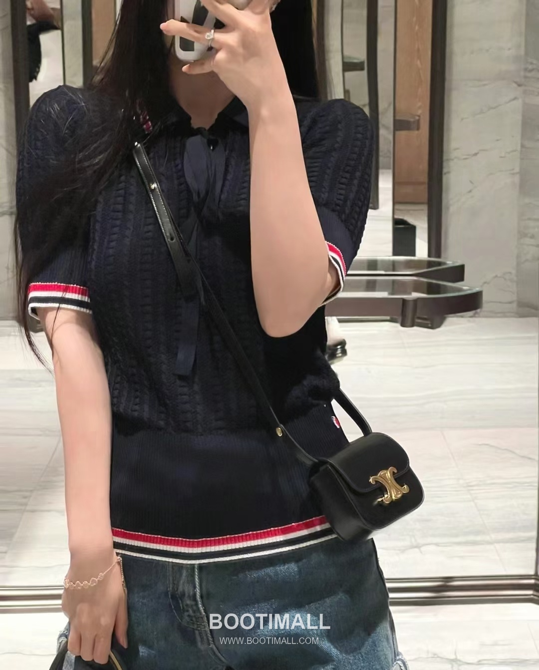 Celine Triomphe Mini Leather Crossbody Bag 101513 셀린느 트리옹프 미니 가죽 크로스백 11cm 4