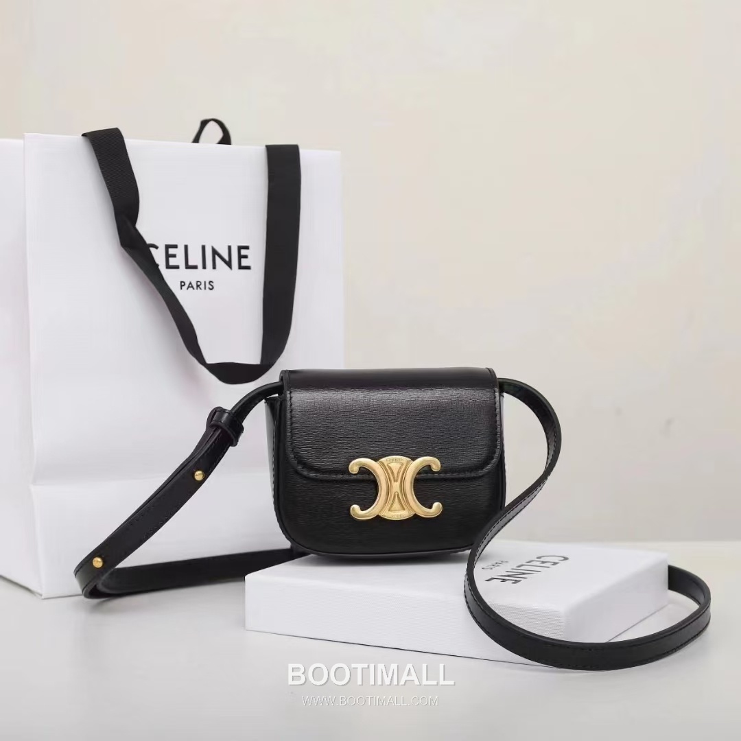 Celine Triomphe Mini Leather Crossbody Bag 101513 셀린느 트리옹프 미니 가죽 크로스백 11cm 10