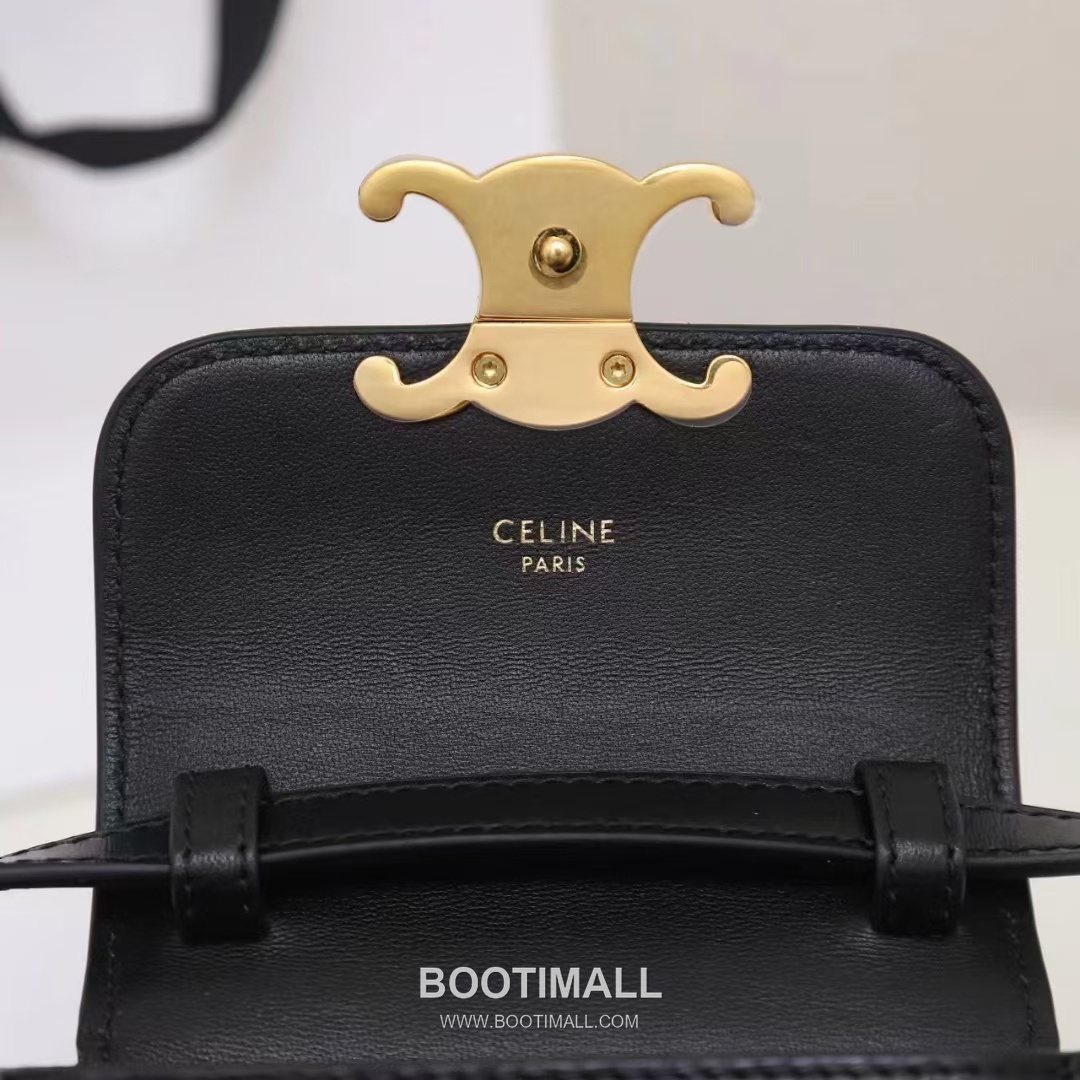 Celine Triomphe Mini Leather Crossbody Bag 101513 셀린느 트리옹프 미니 가죽 크로스백 11cm 16