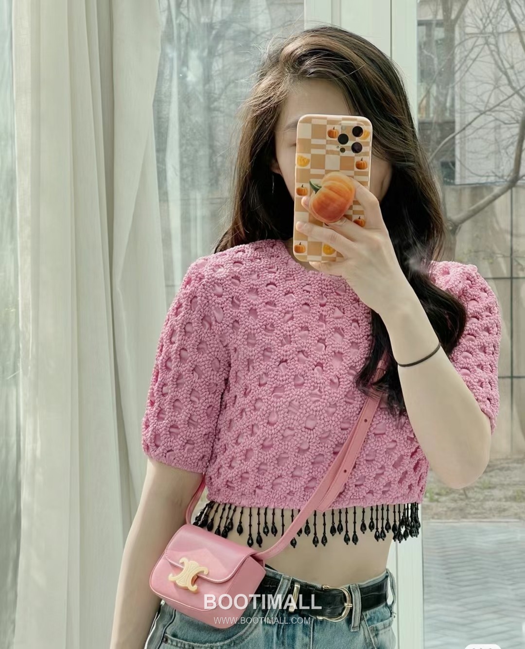 Celine Triomphe Mini Leather Crossbody Bag 101513 셀린느 트리옹프 미니 가죽 크로스백 11cm 1