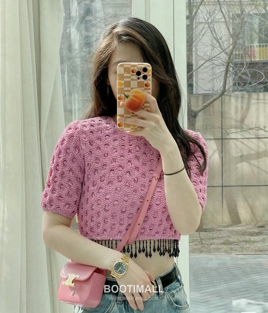 Celine Triomphe Mini Leather Crossbody Bag 101513 셀린느 트리옹프 미니 가죽 크로스백 11cm 2